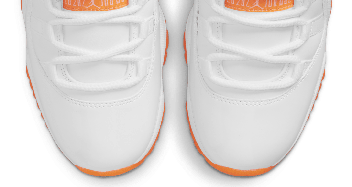 womens air jordan 11 low bright citrus