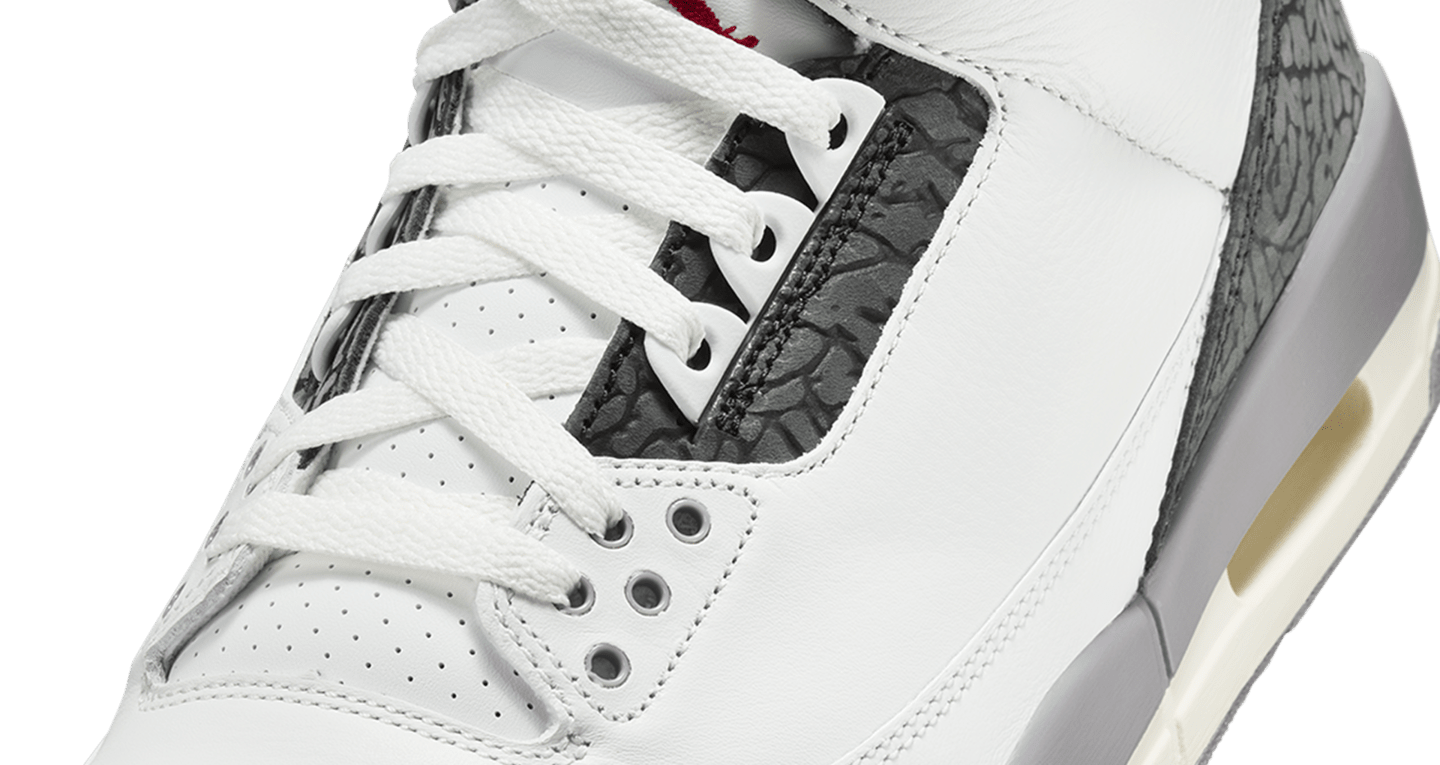Air Jordan 3 Retro 'Cement Grey' (CT8532106) release date. Nike SNKRS