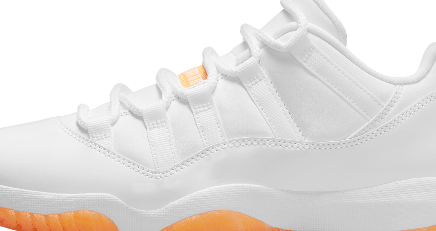 womens air jordan 11 low bright citrus