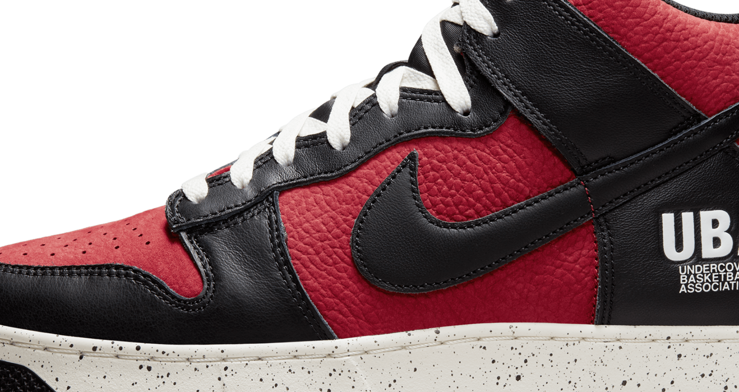 dunk high undercover gym red