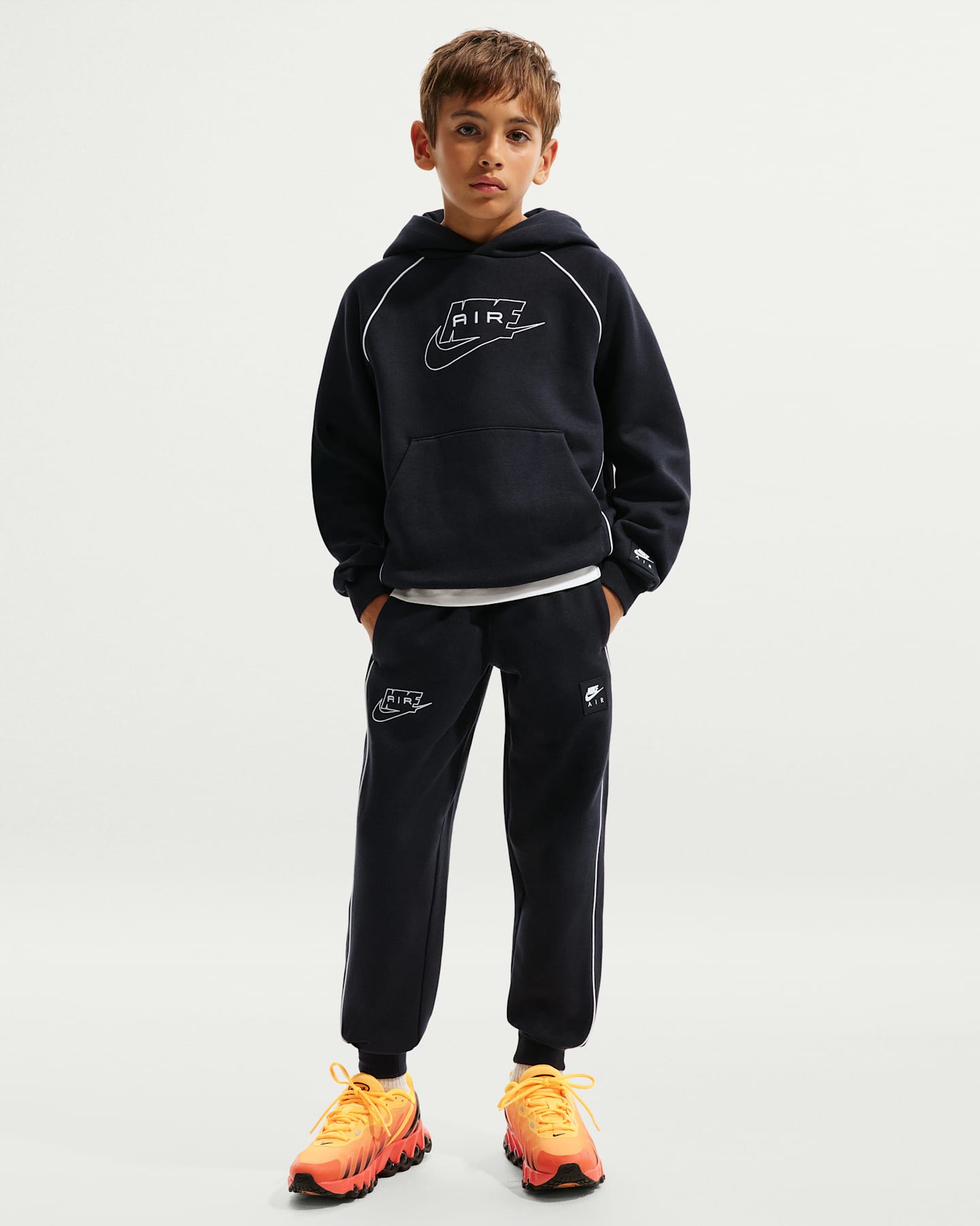 Детские брюки Nike Air Big Kids' Fleece Joggers — фото 6
