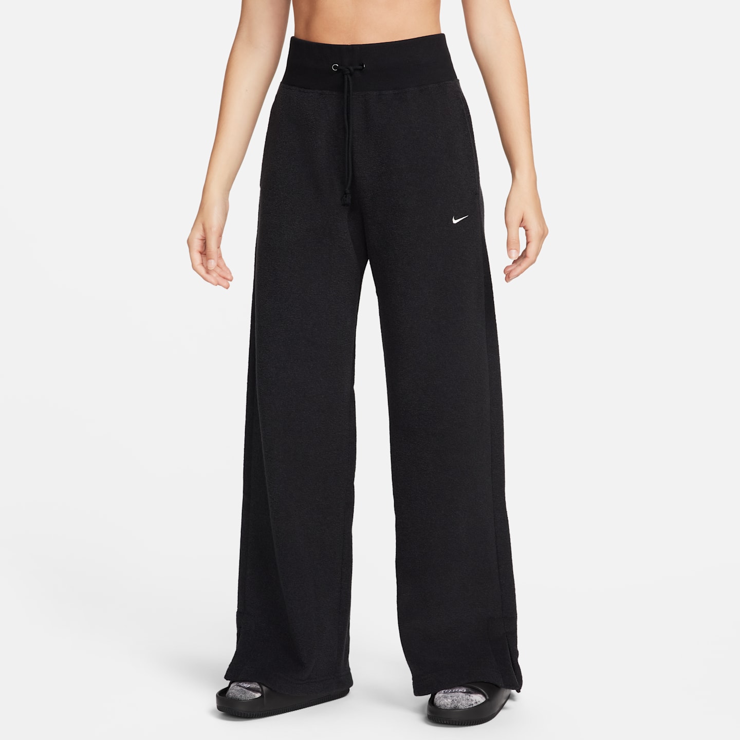 Женские брюки Nike Sportswear Phoenix Plush Women's High-Waisted Wide-Leg Cozy Fleece Pants — фото 1