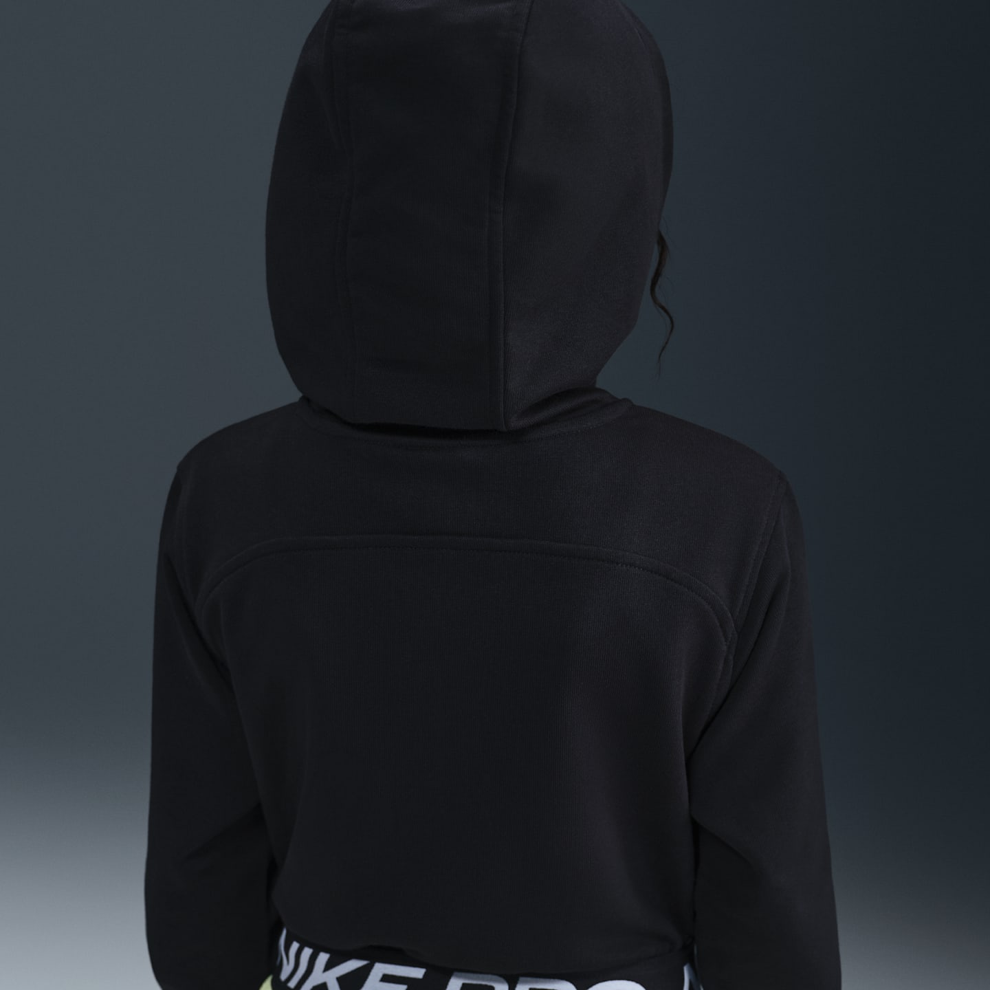 Детские худи Nike Pro Fleece Big Kids' (Girls') Dri-FIT Full-Zip — фото 2