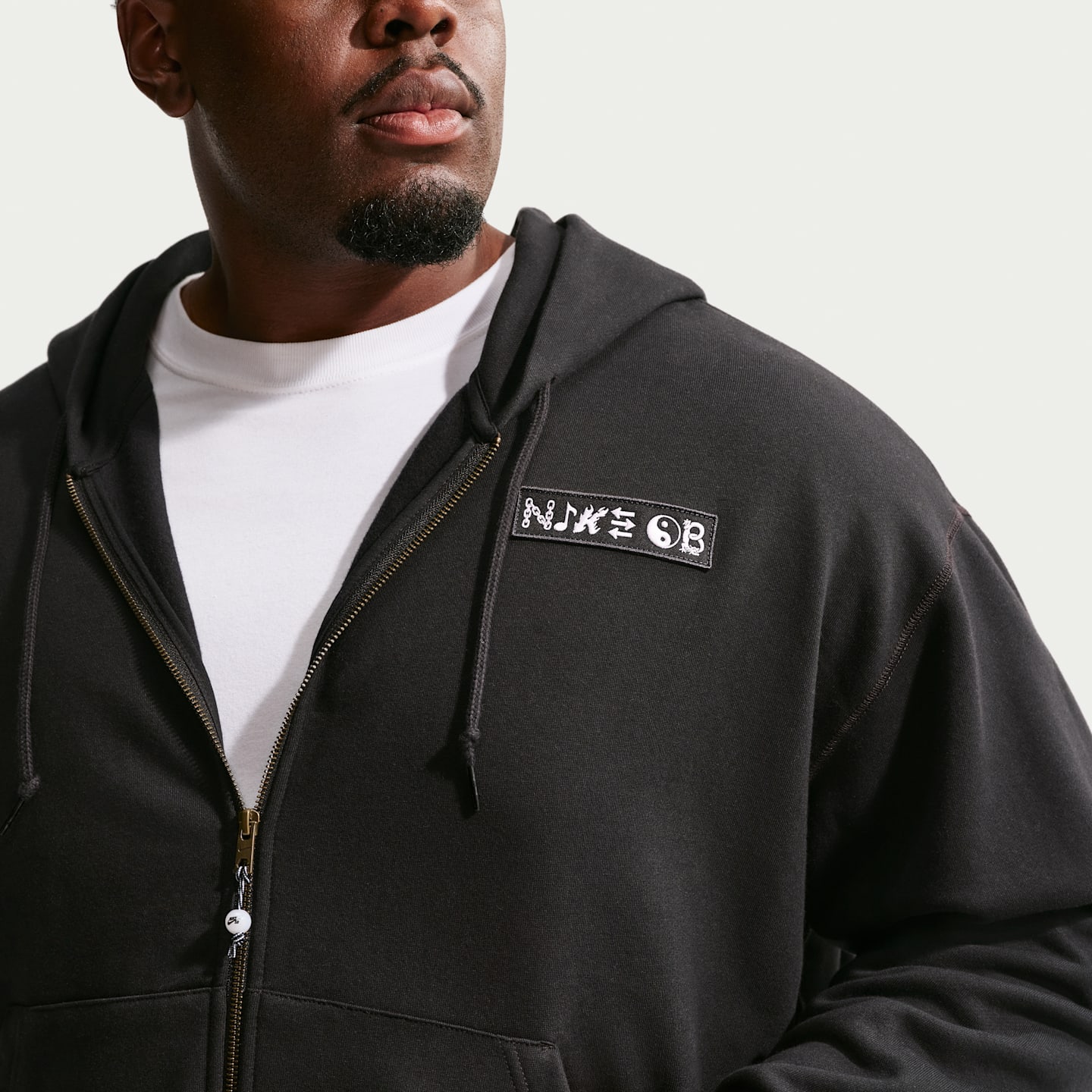 Мужские худи Nike SB Fleece Full-Zip Skate — фото 9