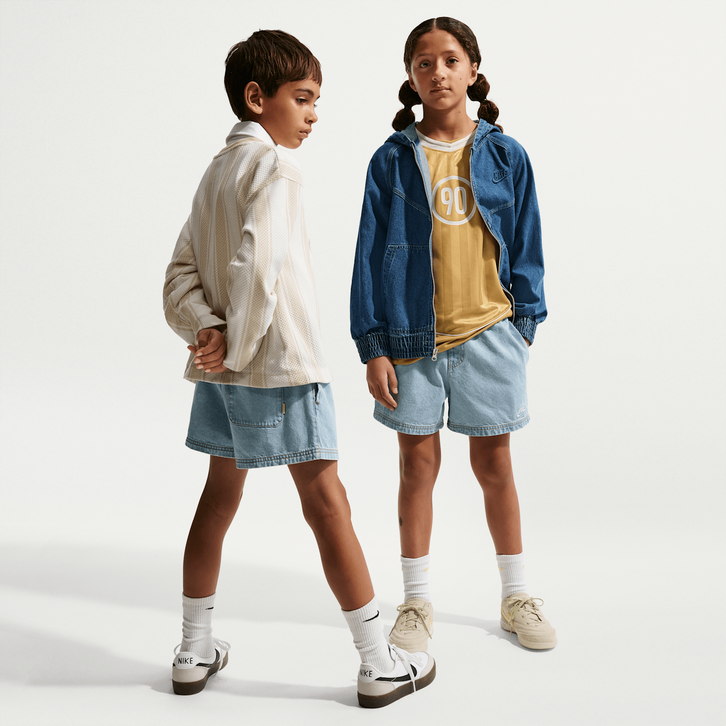 Детские шорты Nike Sportswear Collection Big Kids' Denim Shorts