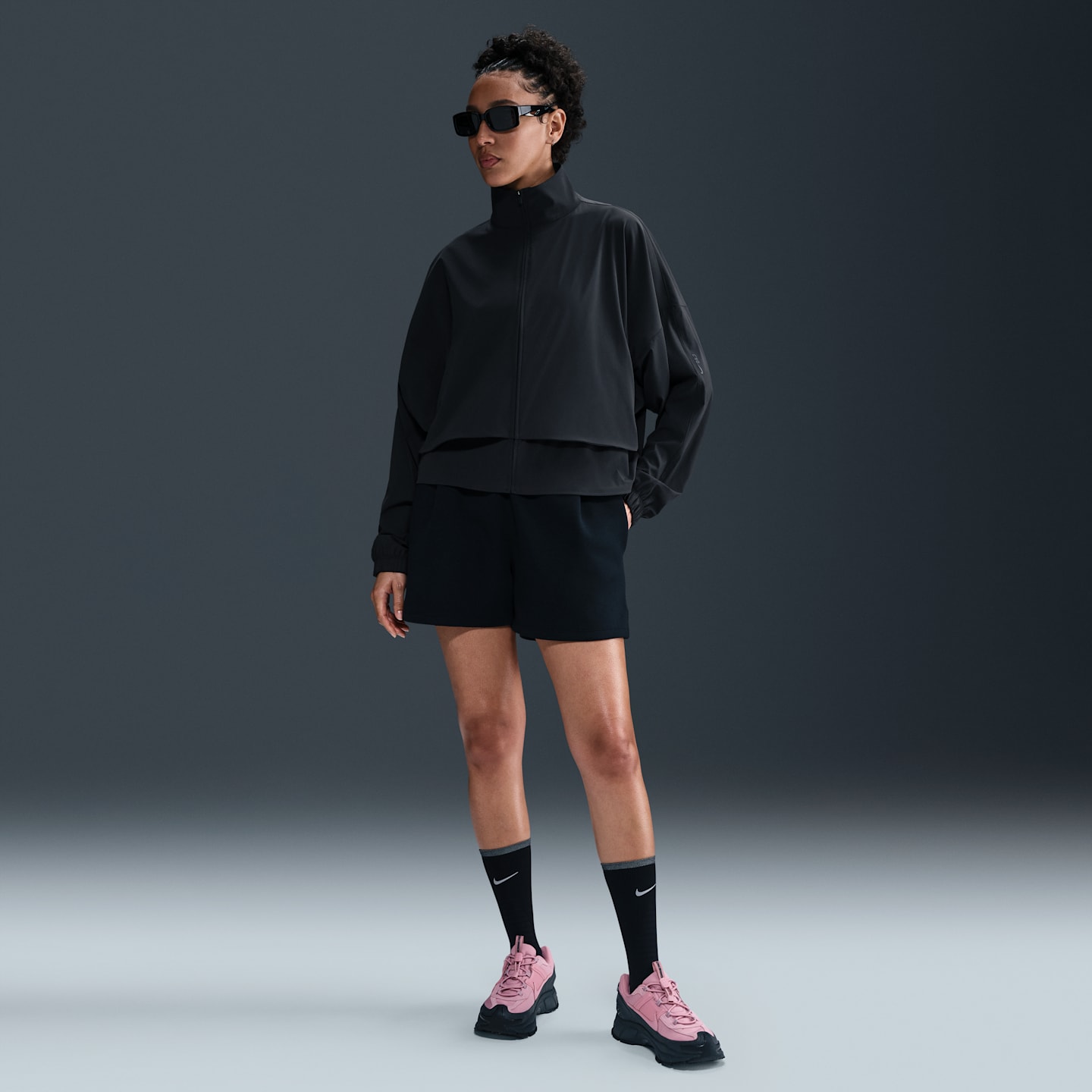 Nike 24.7 PerfectStretch Women's Dri-FIT Oversized Full-Zip Jacket — фото 4