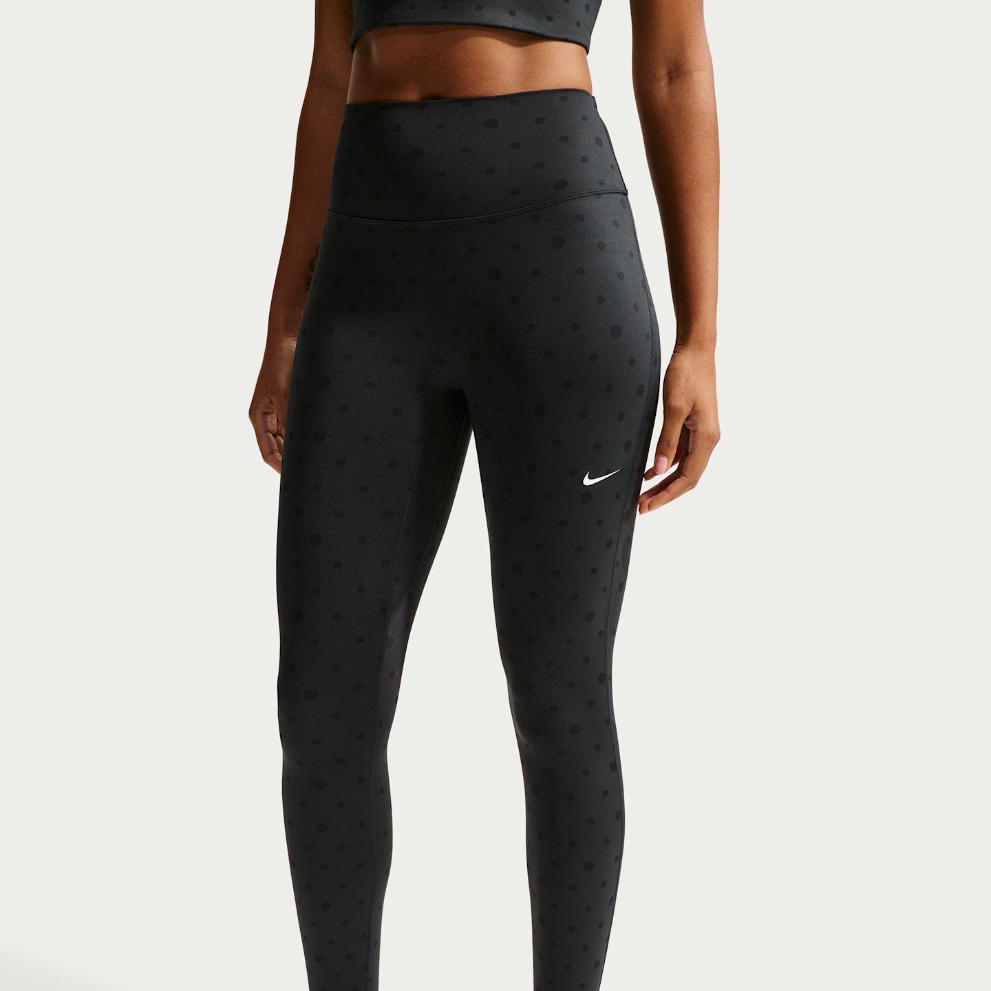 Женские леггинсы Nike One Women's High-Waisted 7/8 Printed Leggings — фото 2