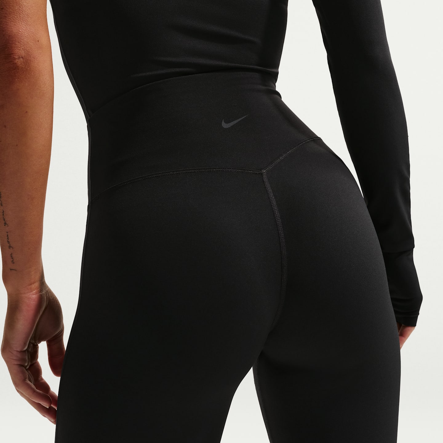 Женские леггинсы Nike Zenvy Women's High-Waisted Flared Leggings with No Front Seam — фото 3