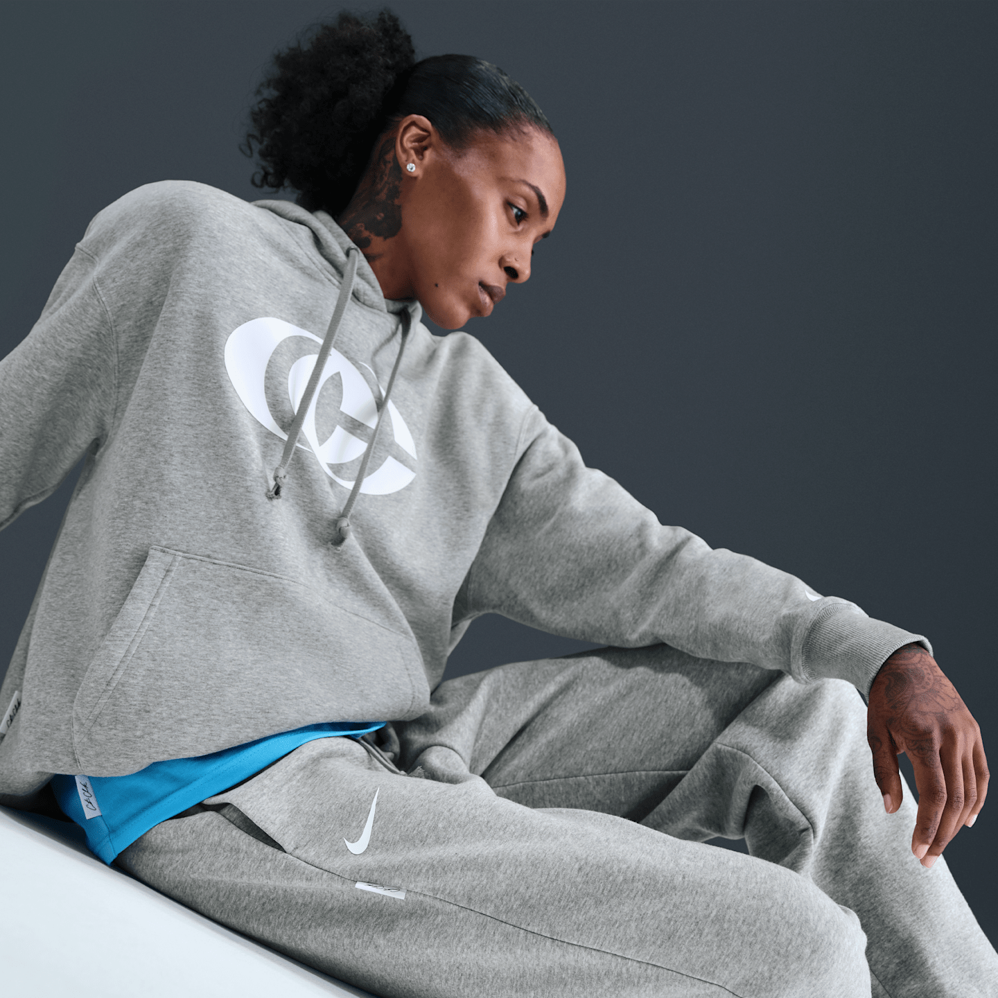 Женские брюки Nike Caitlin Clark Nike Basketball Phoenix Fleece Pants — фото 5