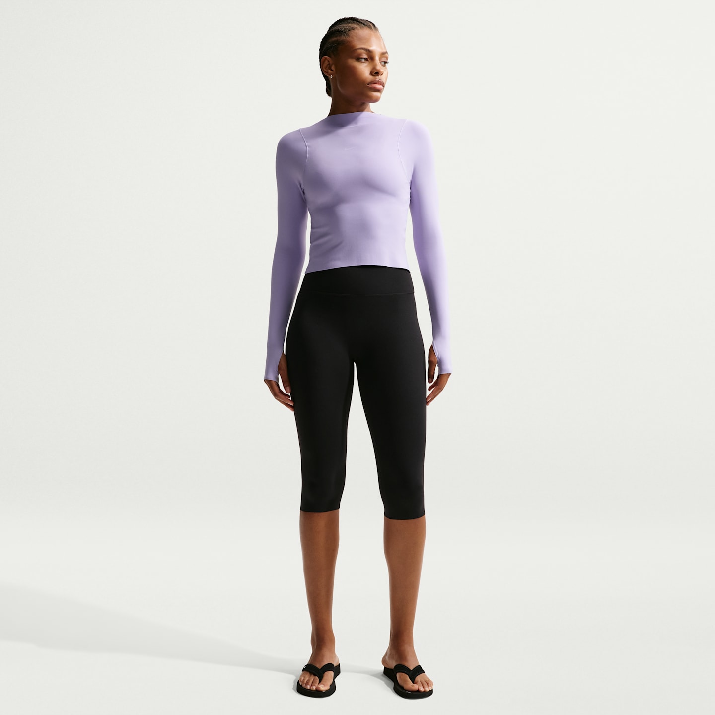 Женские леггинсы Nike Zenvy Women's High-Waisted Capri Leggings — фото 1
