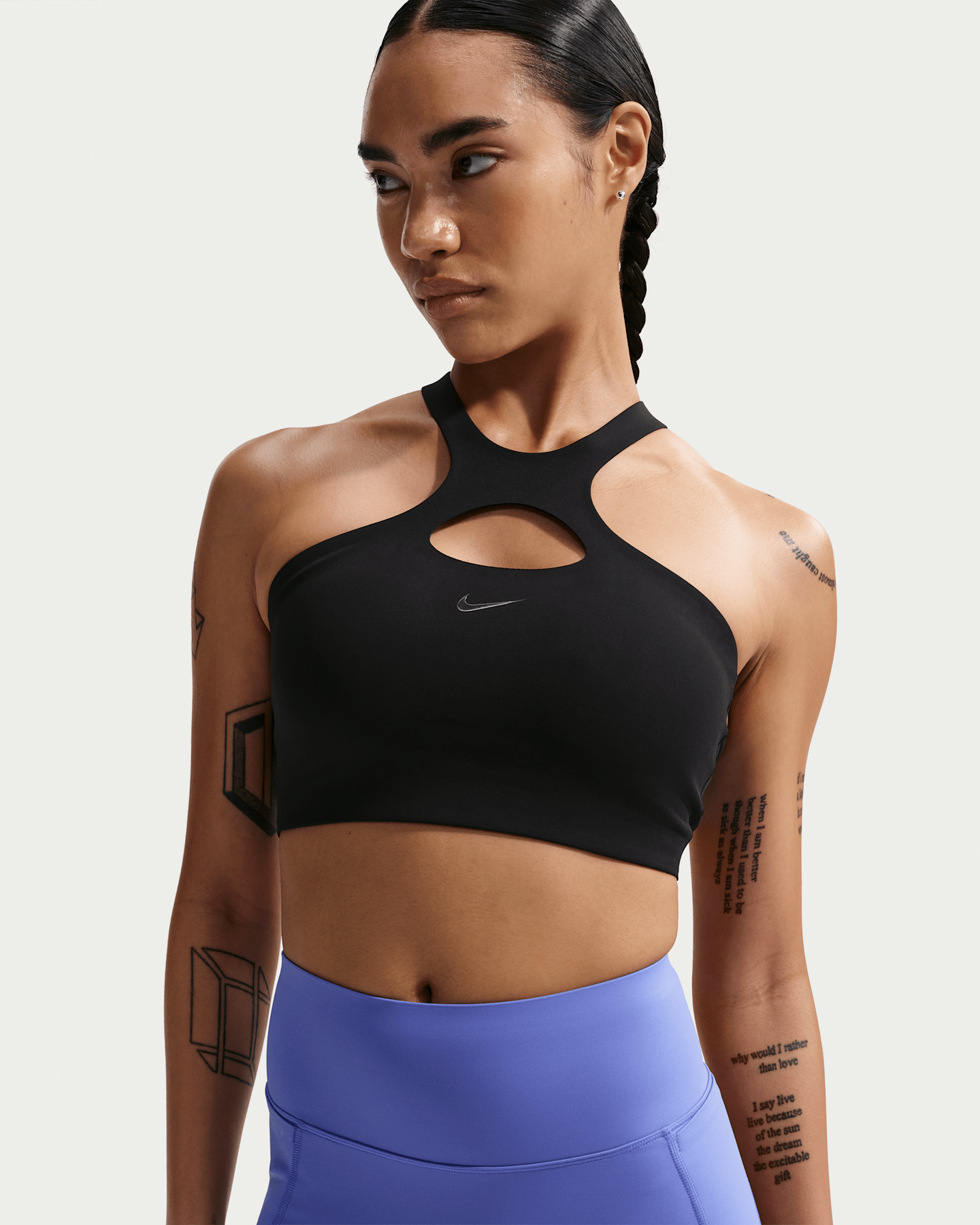 Спортивное бра Universa, уплотнённая чашка, средняя поддержка — Nike — фото 7