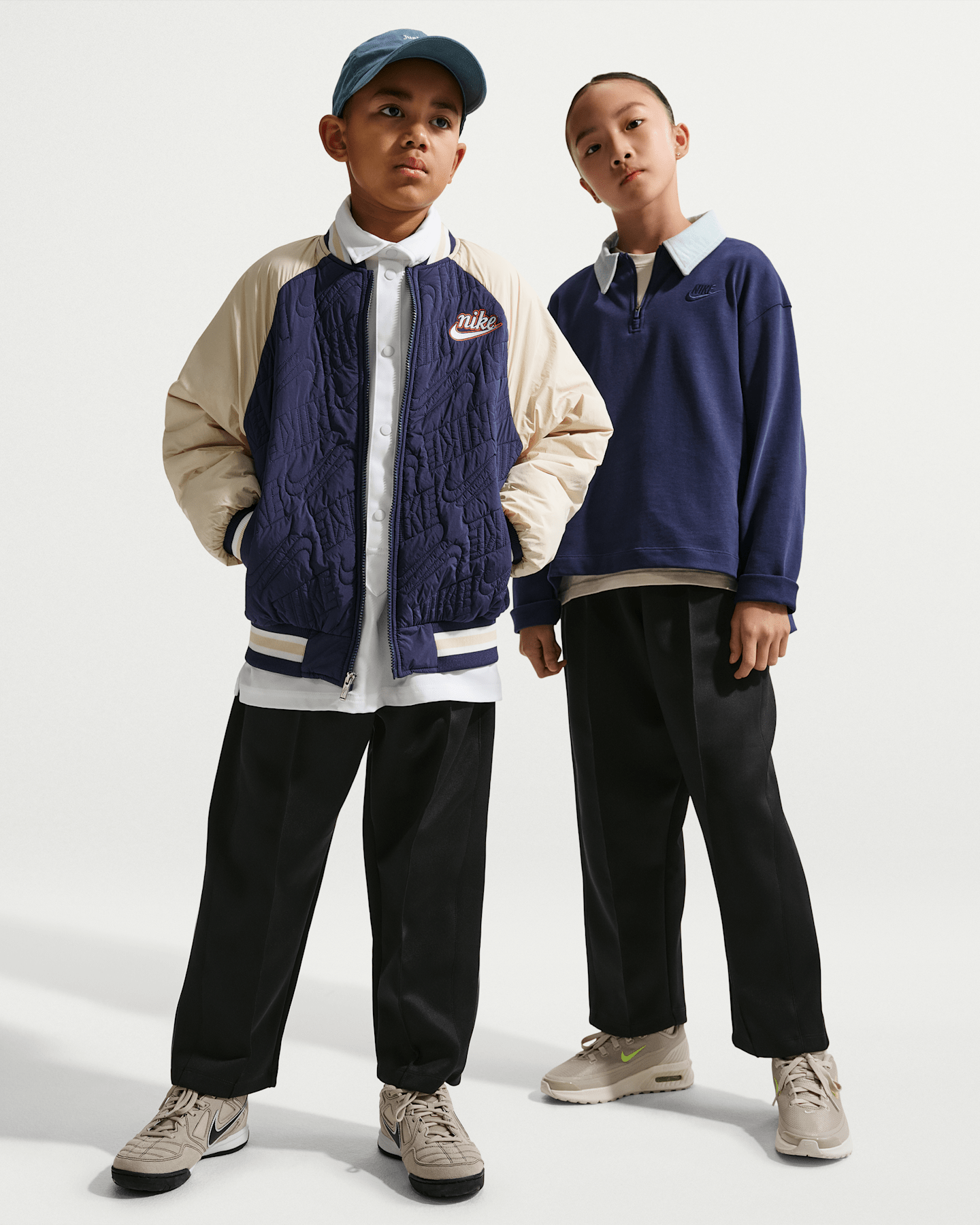 Детские брюки Nike Sportswear Collection Big Kids' Polyknit Pants — фото 8