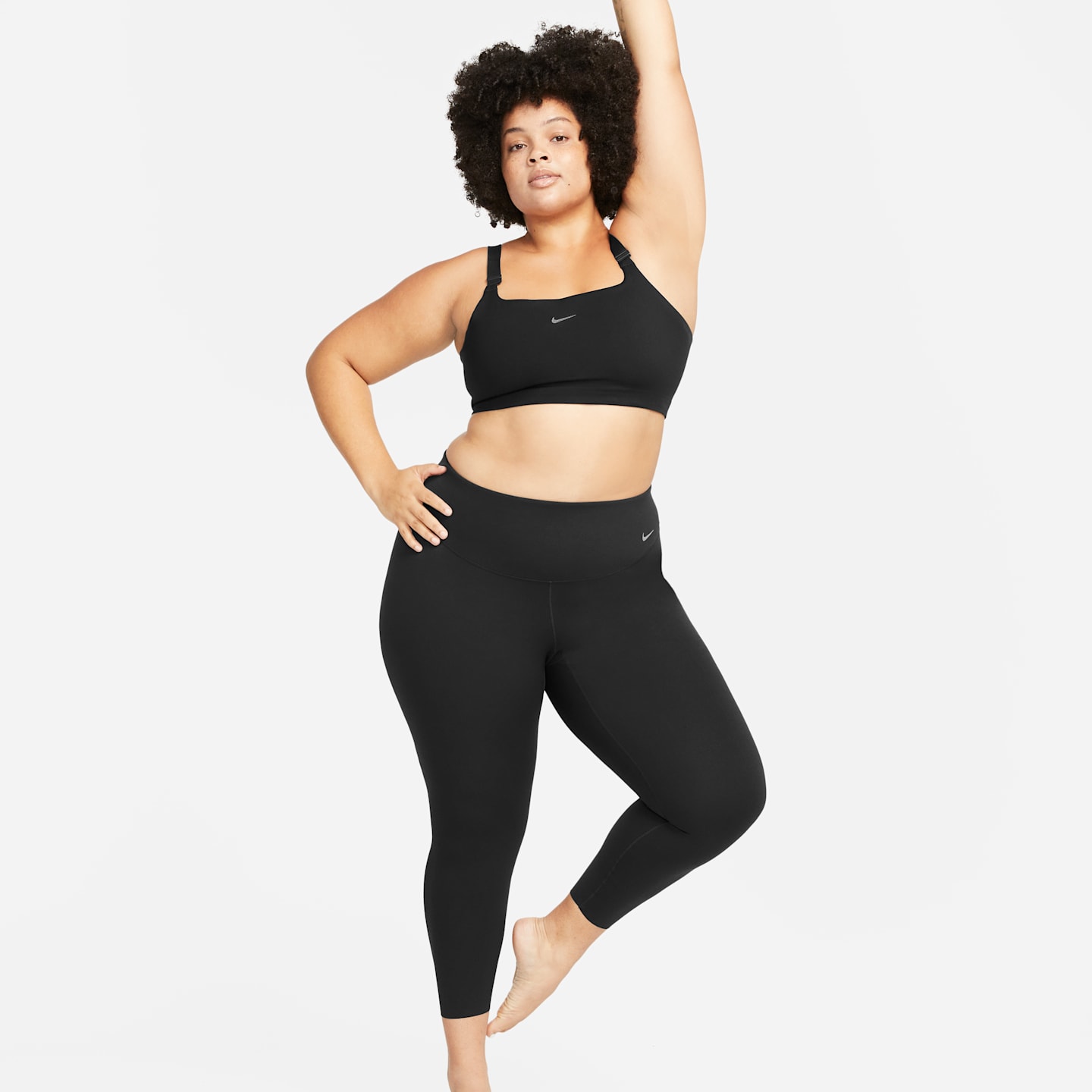 Женские леггинсы Nike Zenvy Women's High-Waisted 7/8 Leggings (Plus Size)