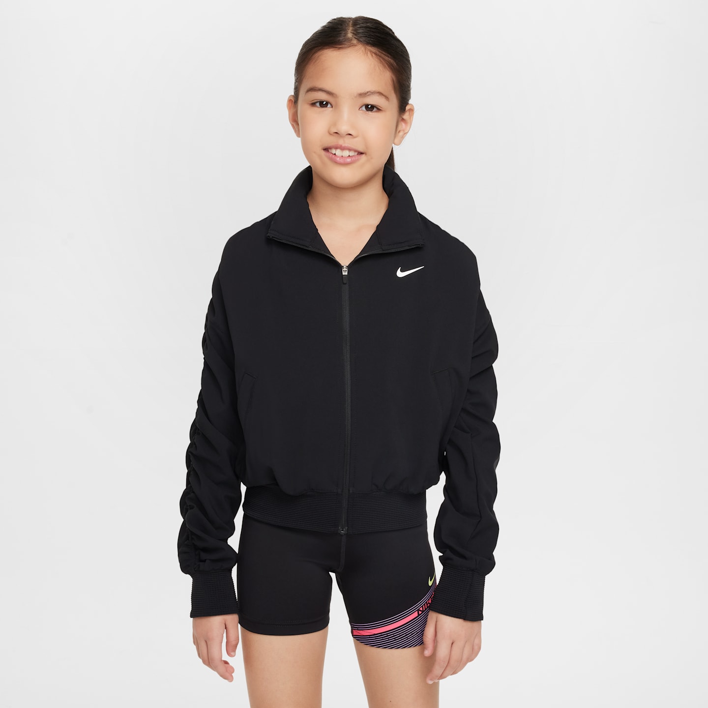 Детские куртки Nike Girls' Dri-FIT Lightweight Jacket — фото 1