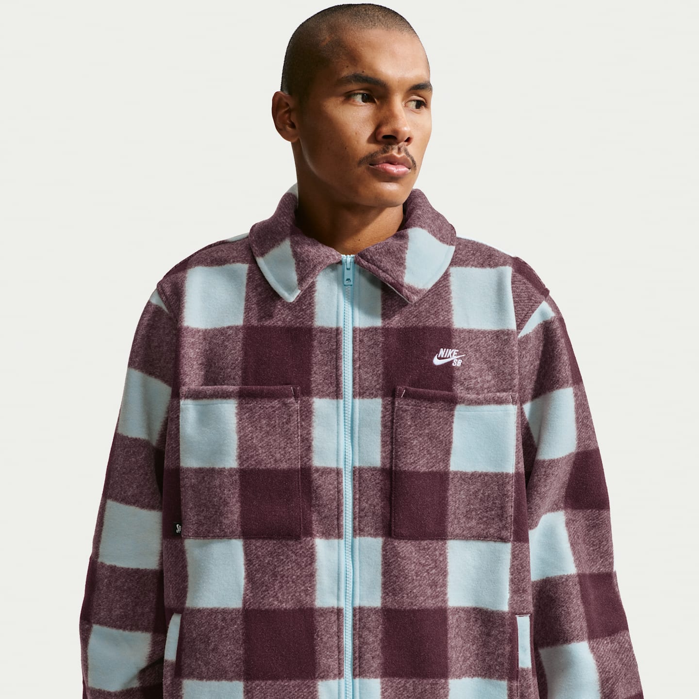 Мужские куртки Nike SB Essential Skate Shirt Jacket — фото 1