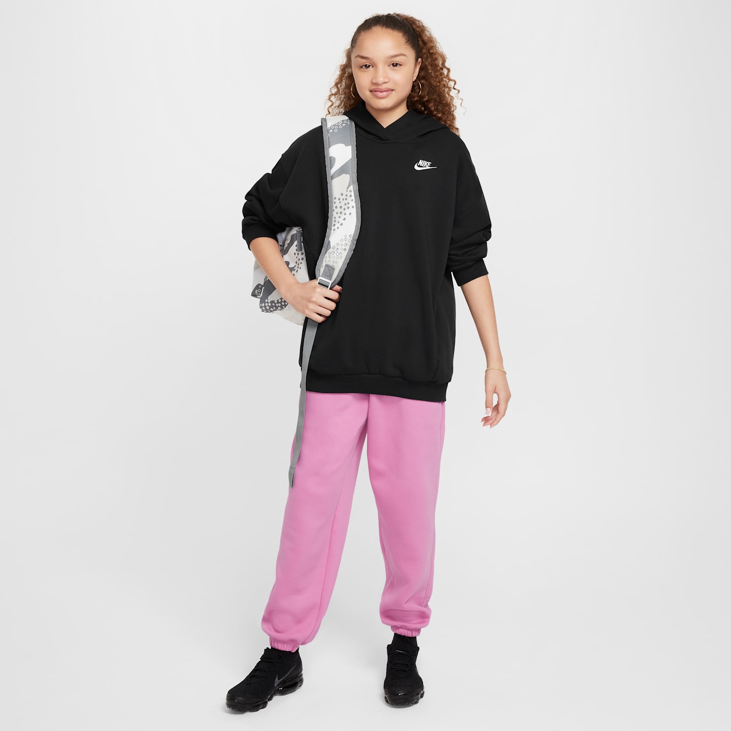 Детские худи Nike Sportswear Club Fleece Big Kids' Oversized Pullover — фото 6