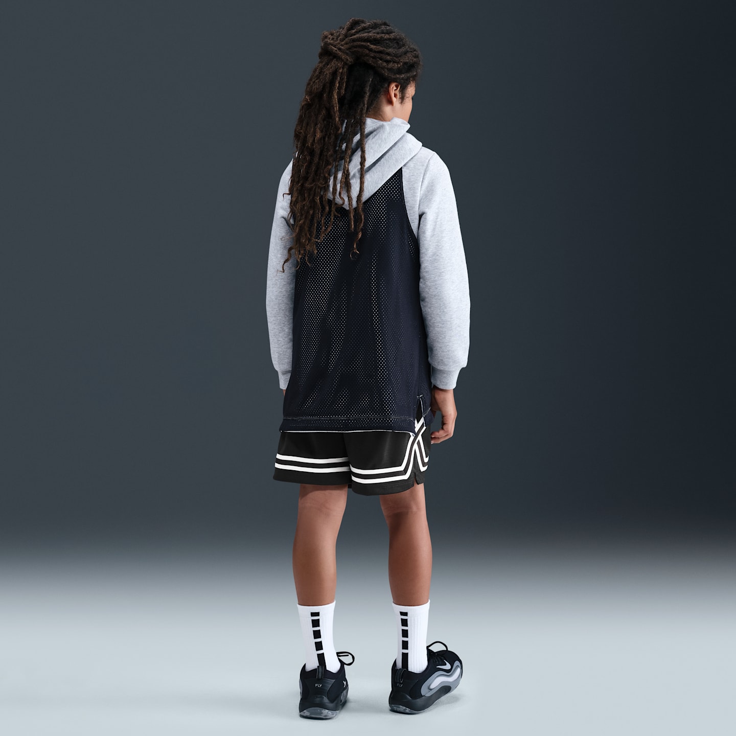 Детские шорты Nike Crossover Big Kids' Dri-FIT 5" Basketball Shorts — фото 6