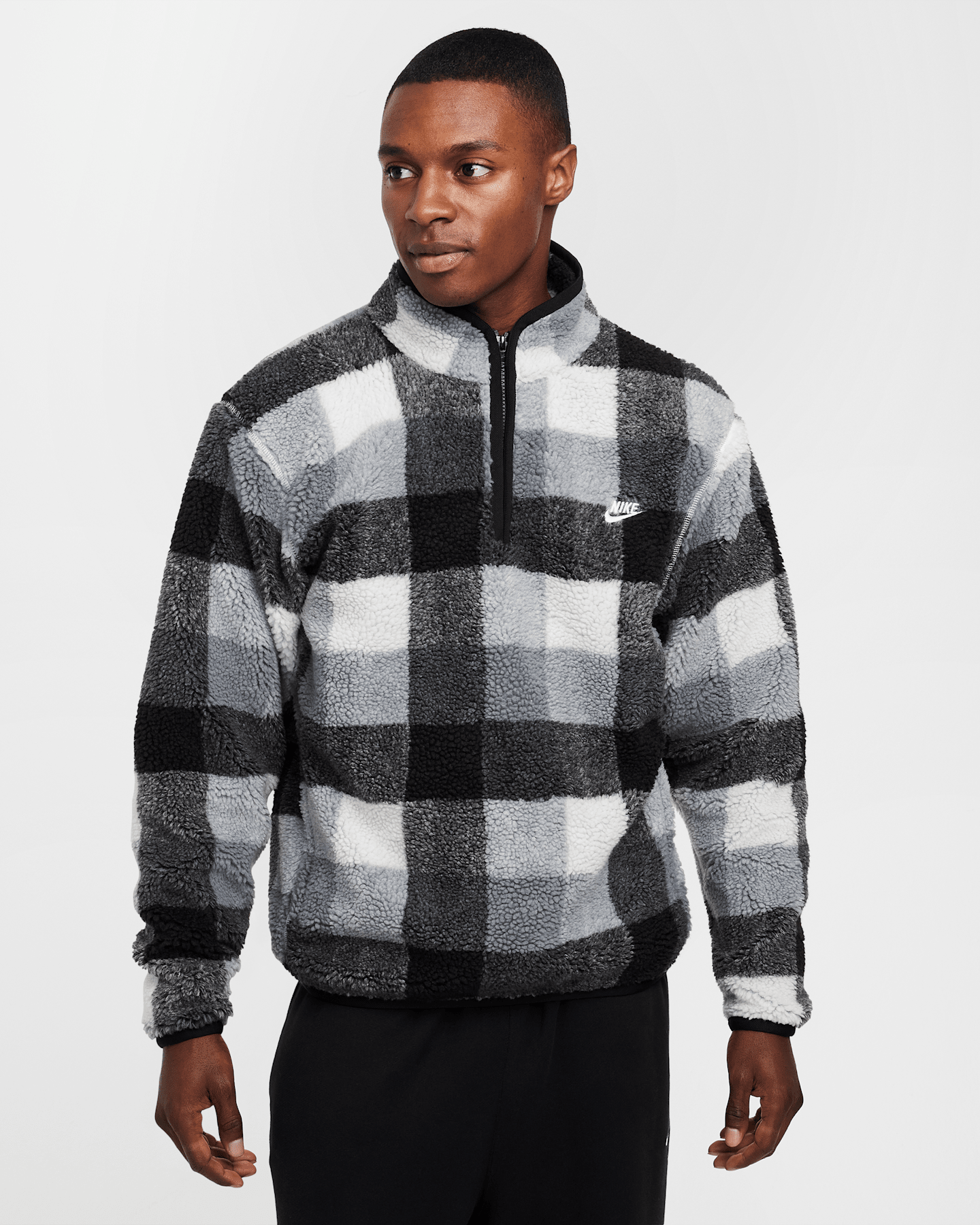 Мужские свитеры Nike Club Men's Winterized Half-Zip — фото 13