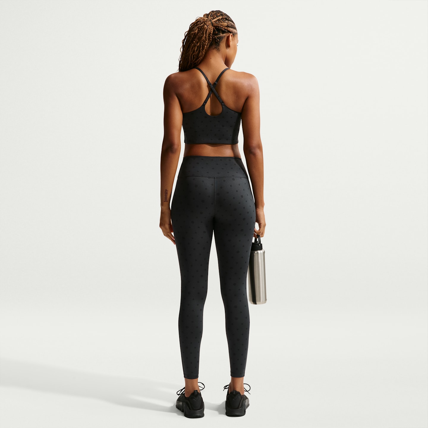 Женские леггинсы Nike One Women's High-Waisted 7/8 Printed Leggings — фото 5