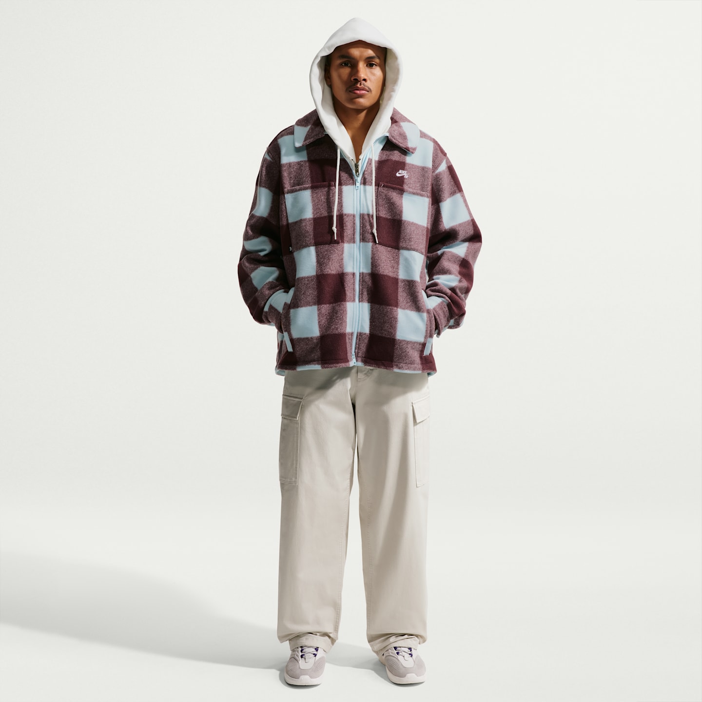 Мужские куртки Nike SB Essential Skate Shirt Jacket — фото 4