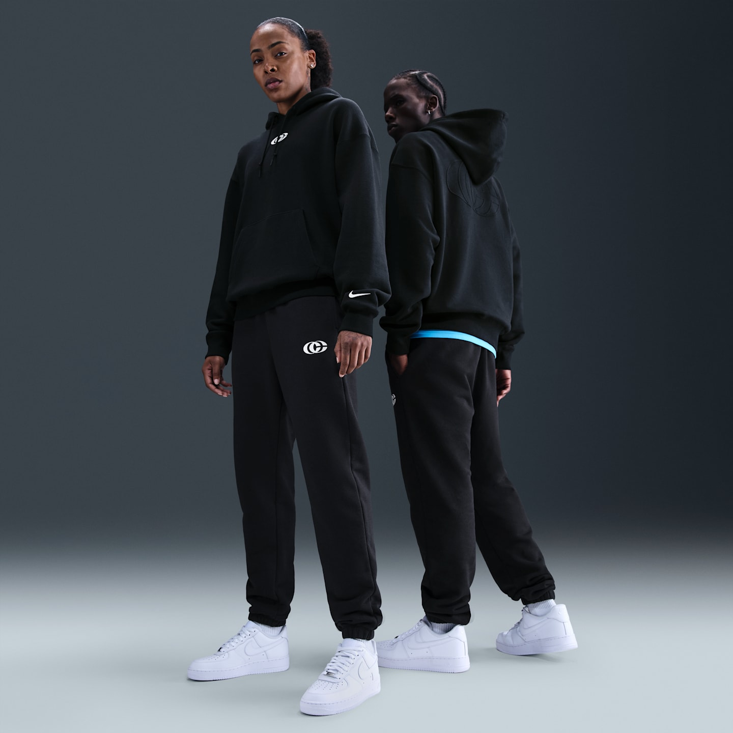 Мужские брюки Nike Caitlin Clark Nike Fleece Cuffed Basketball Pants — фото 1