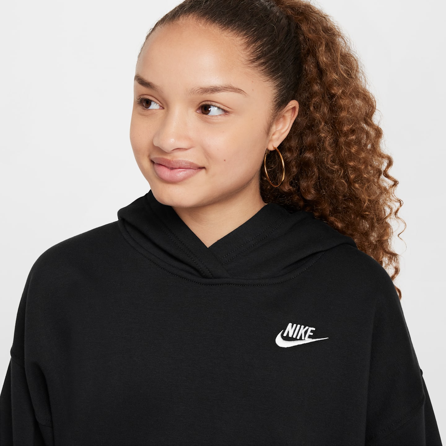 Детские худи Nike Sportswear Club Fleece Big Kids' Oversized Pullover — фото 3