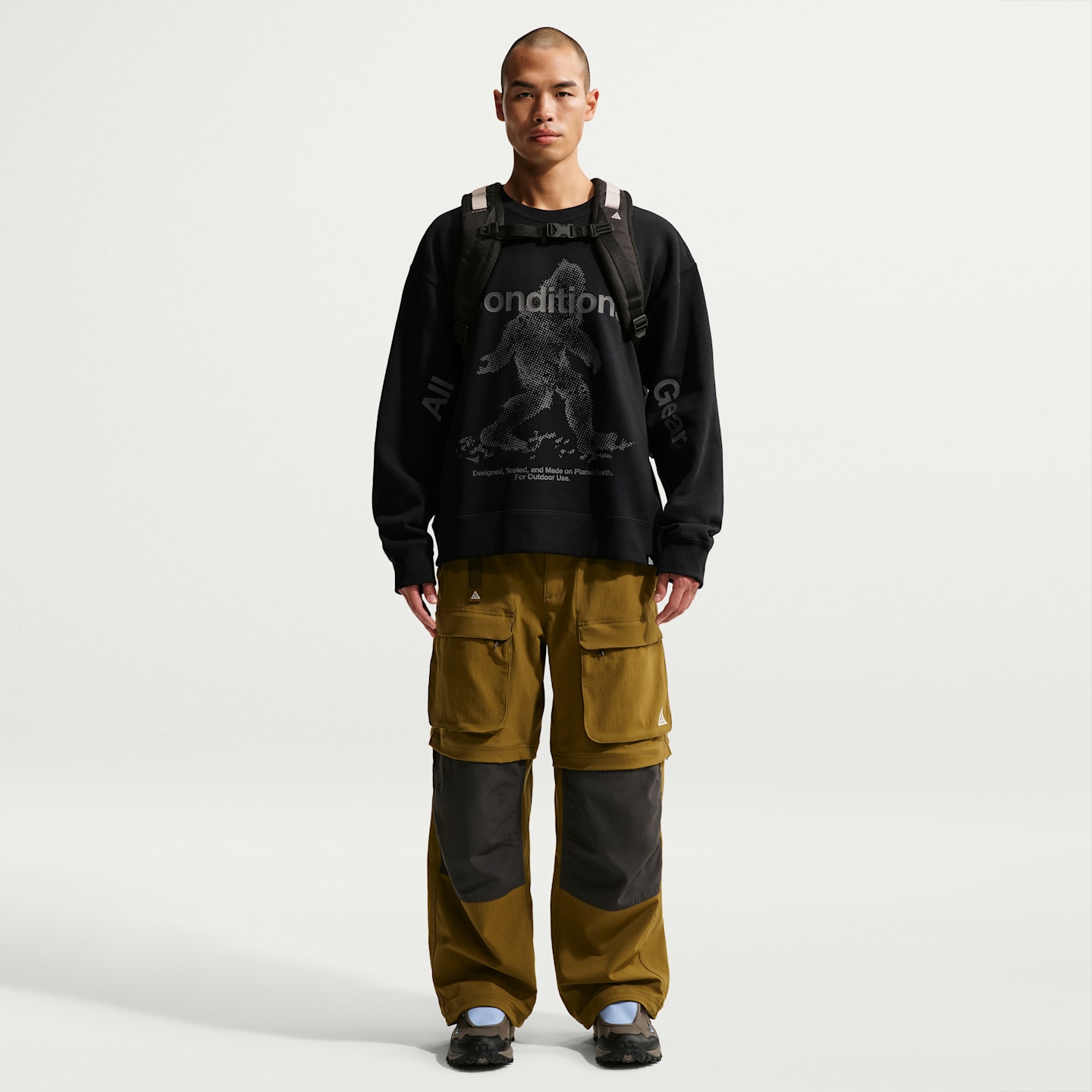 Мужские худи Nike ACG "Tuff Fleece" Men's Therma-FIT Pullover Crew-Neck Sweatshirt — фото 4