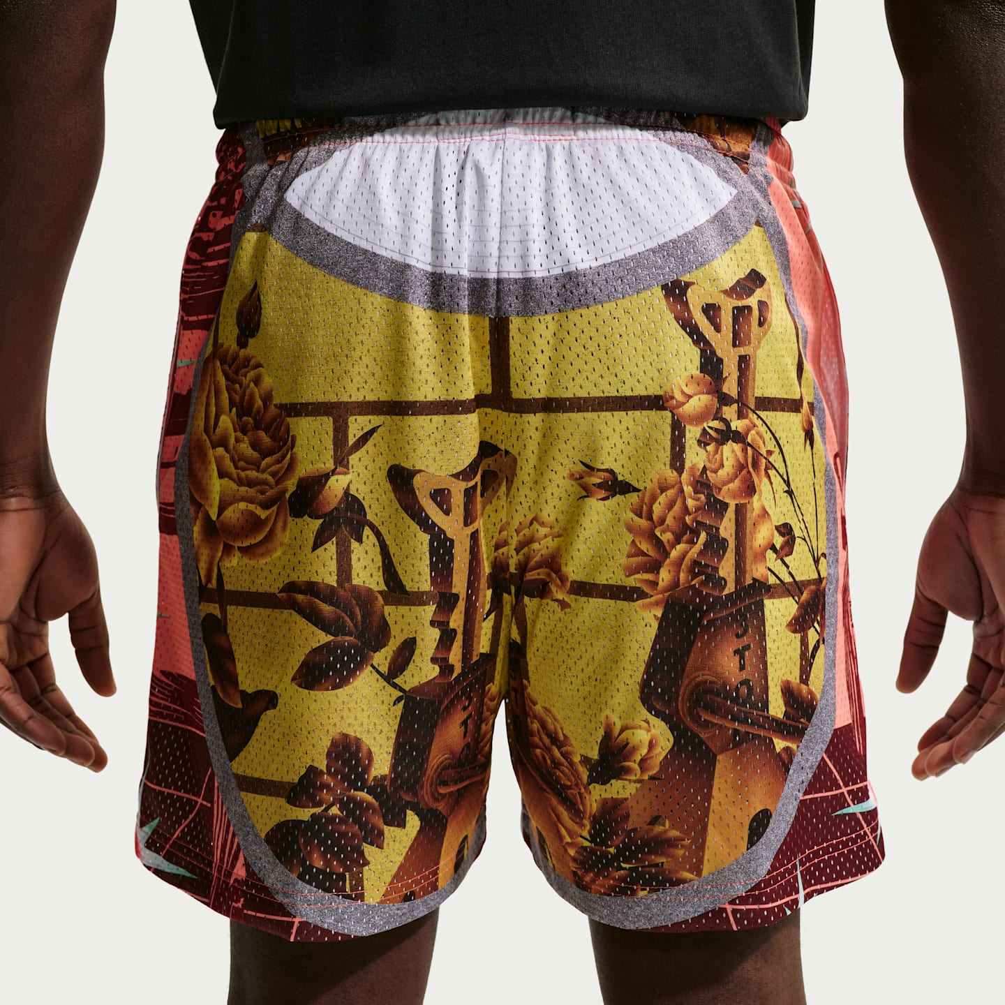 Мужские шорты Nike Standard Issue Men's Dri-FIT 5" Practice Mesh Basketball Shorts — фото 3