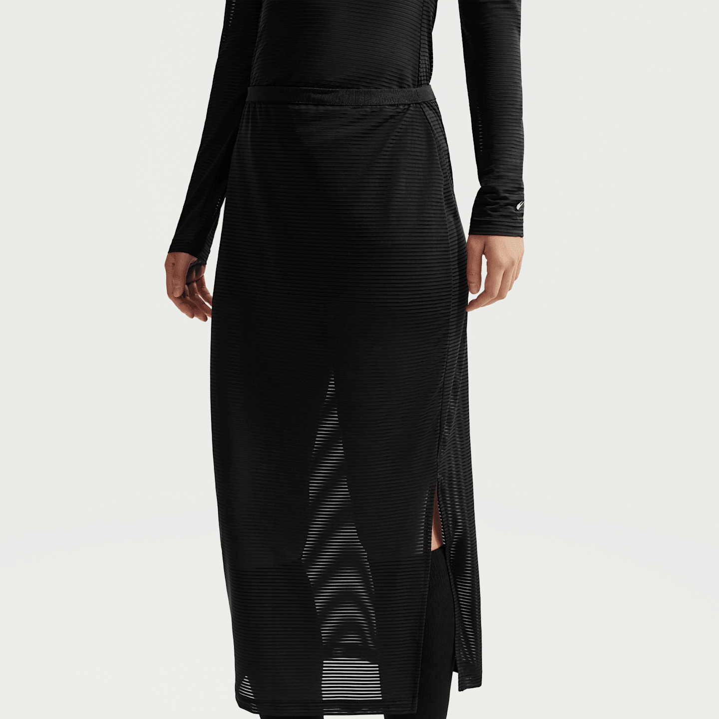 Женские юбки Nike Sportswear Women's Slim Sheer Midi Skirt — фото 2
