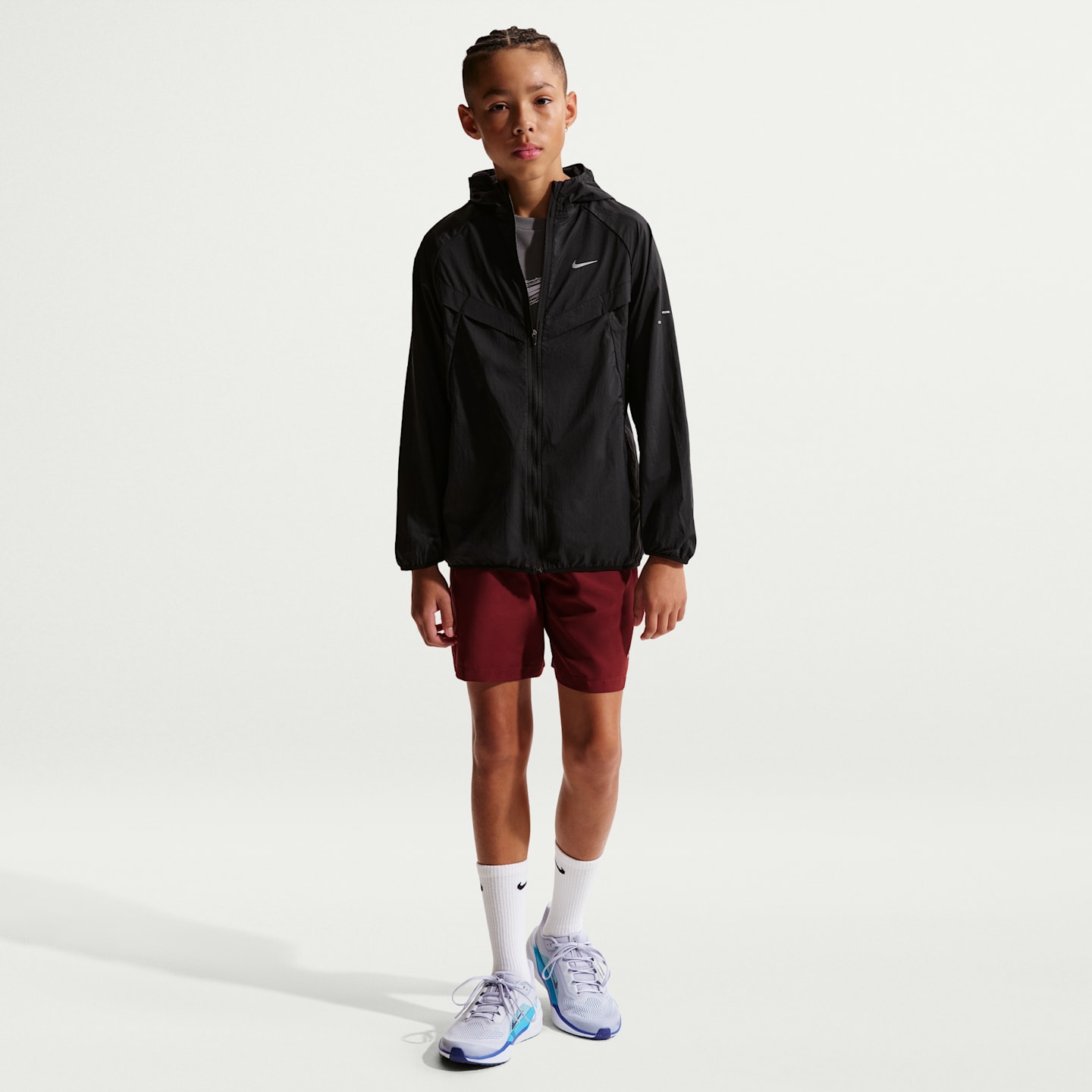 Детские куртки Nike Stride Kids' Repel UV Training Jacket — фото 6