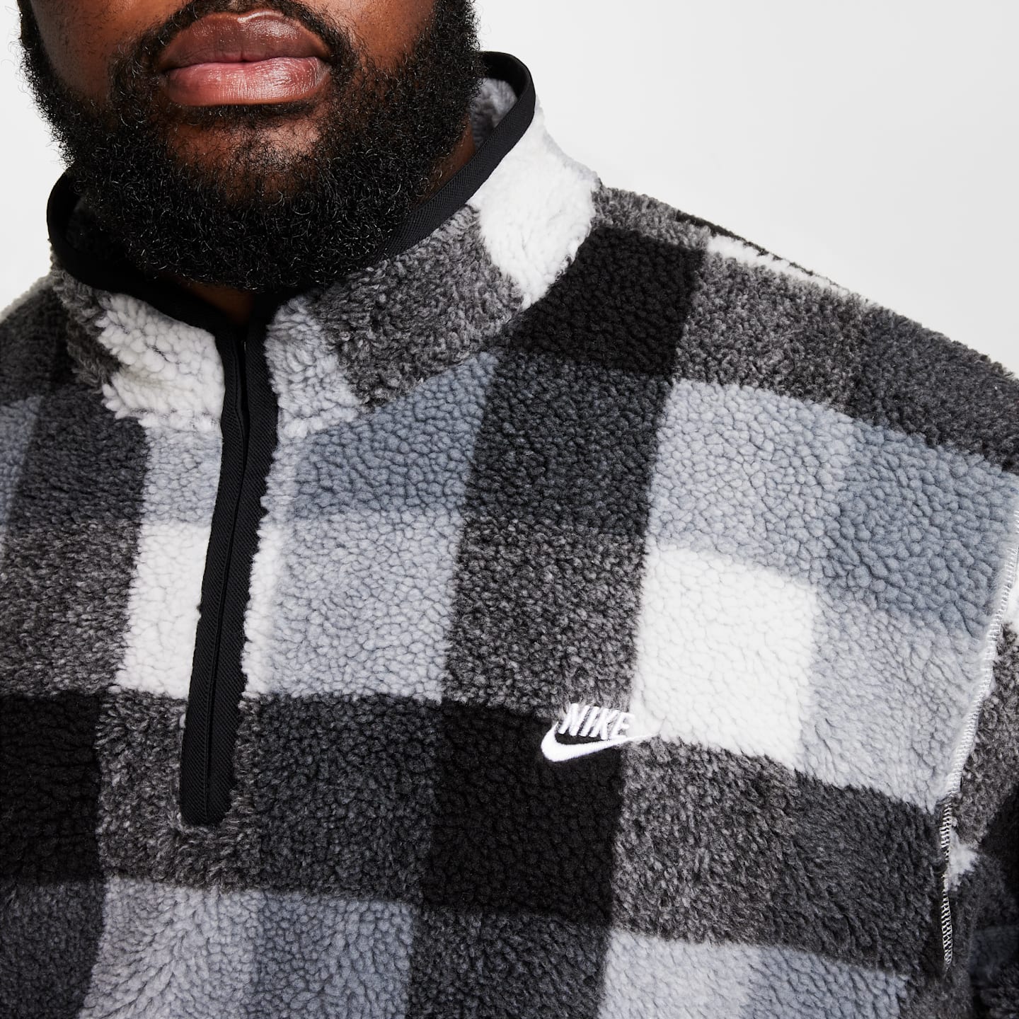 Мужские свитеры Nike Club Men's Winterized Half-Zip — фото 10