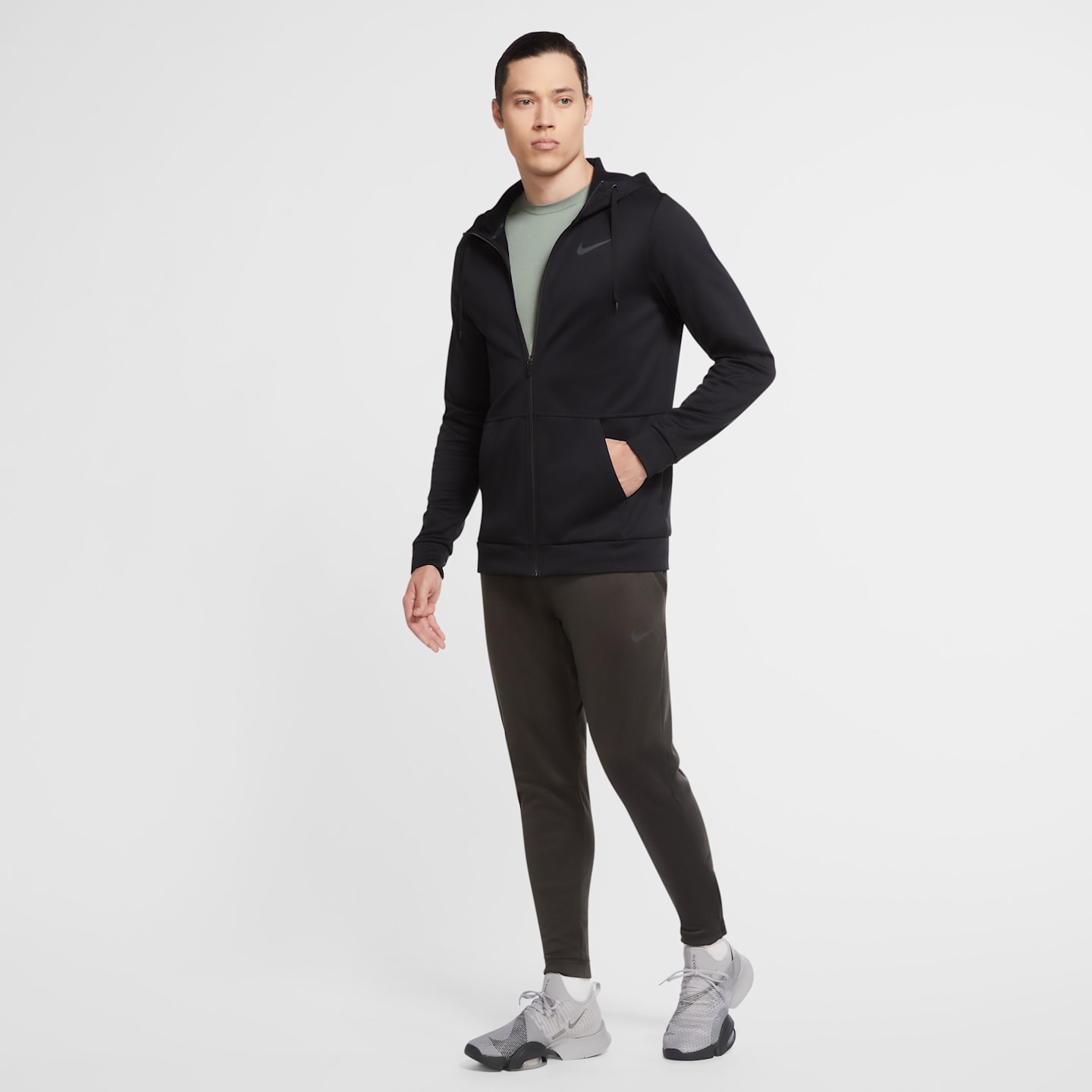Мужские худи Nike Therma Men's Full-Zip Training — фото 6