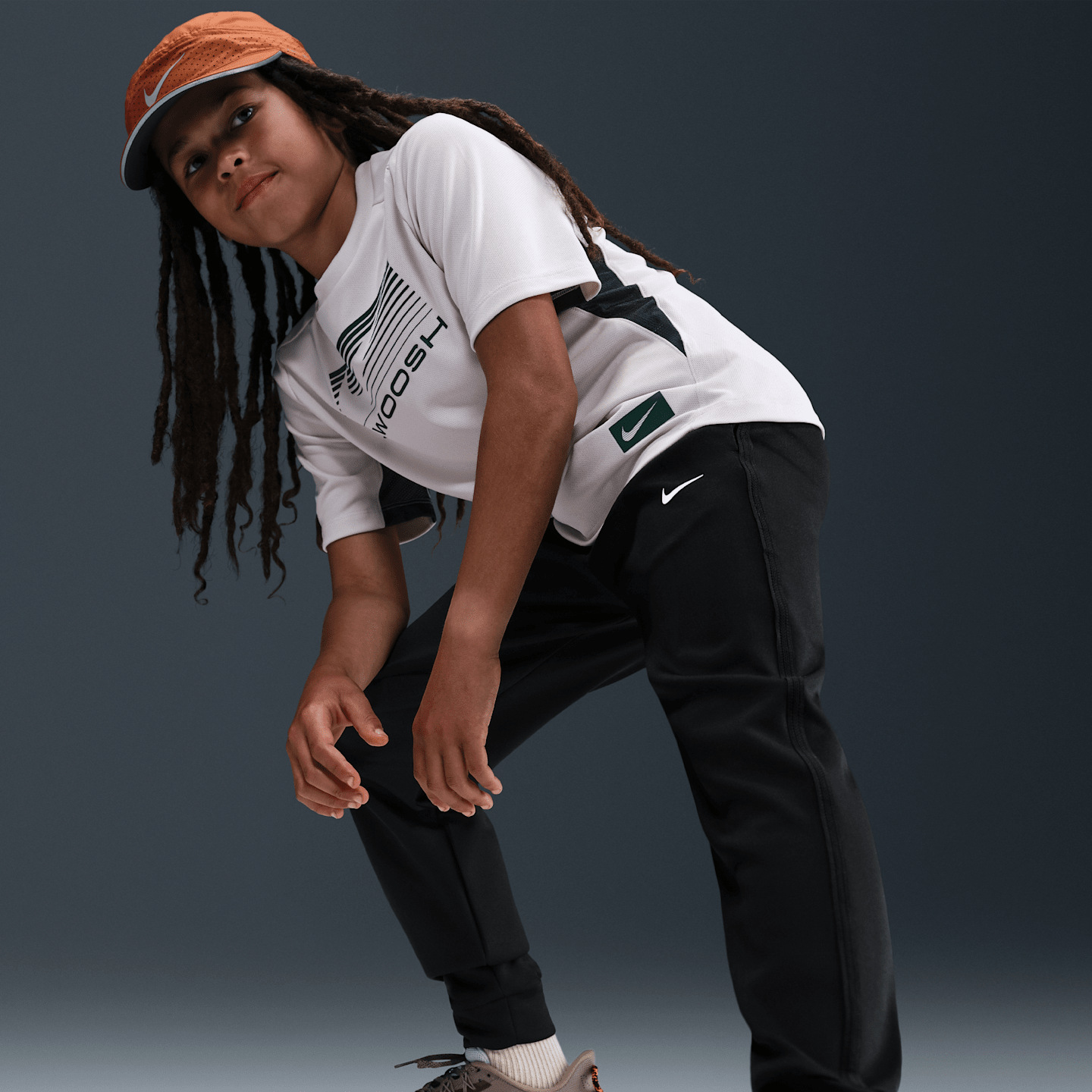 Детские брюки Nike Multi Big Kids' Knit Pants — фото 4