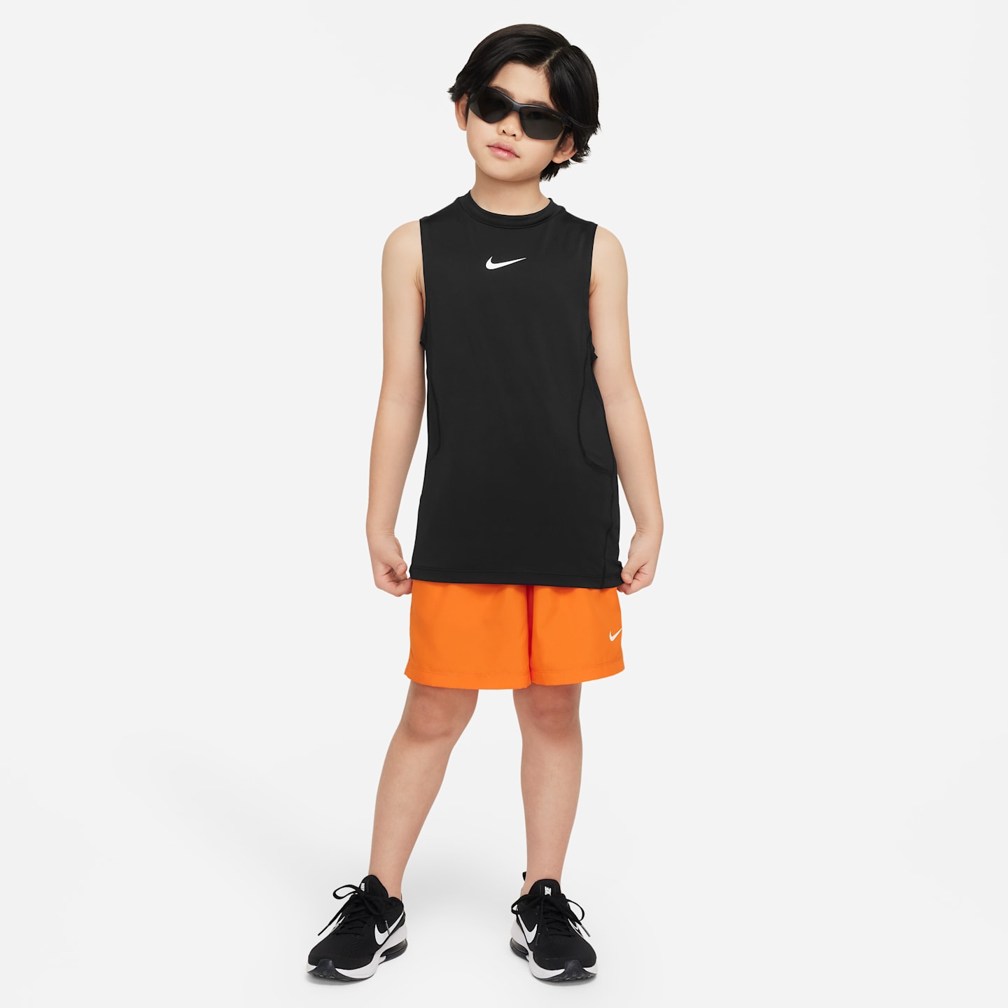 Детские кроссовки Nike Pro Big Kids' (Boys') Sleeveless Top — фото 6