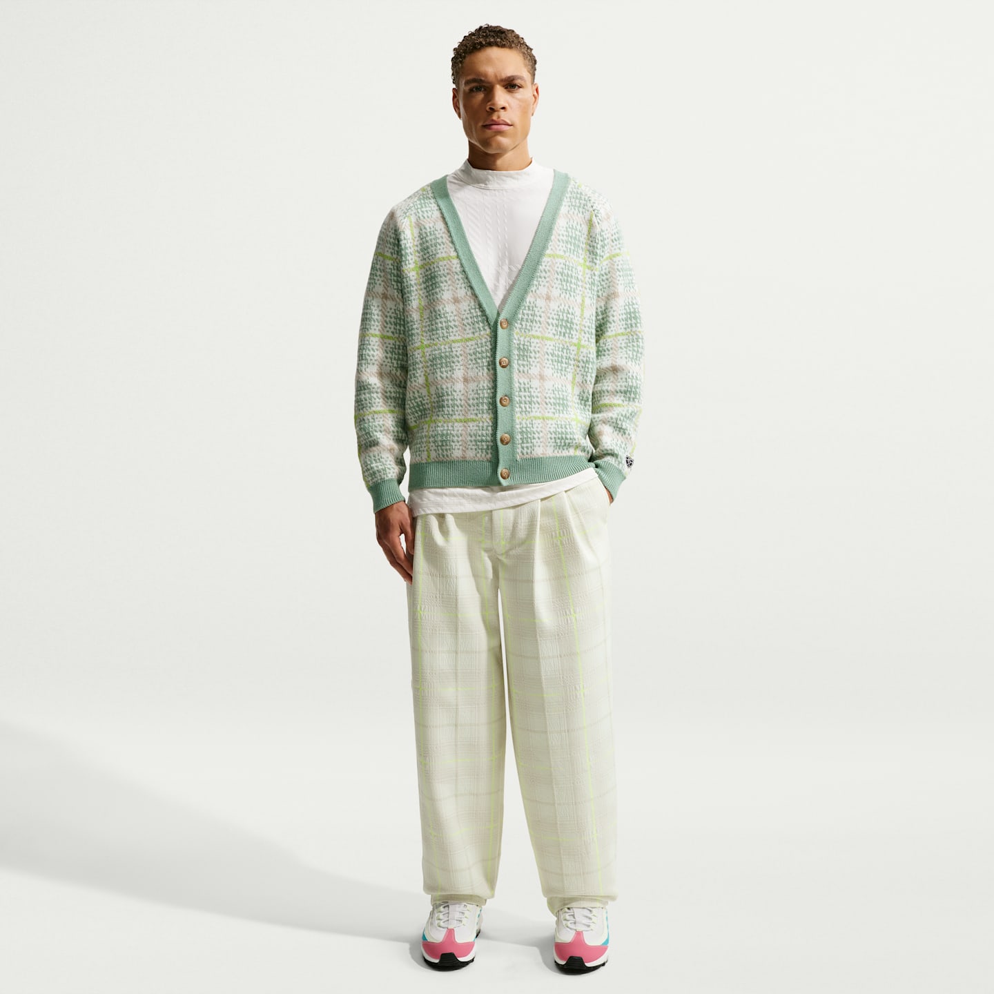 Мужские брюки Nike Tartan Men's Loose Golf Pants — фото 1