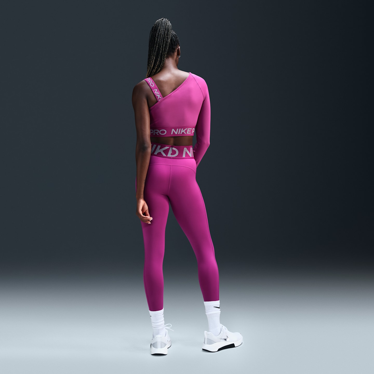 Женские леггинсы Nike Pro Sculpt Women's High-Waisted 7/8 Leggings — фото 4
