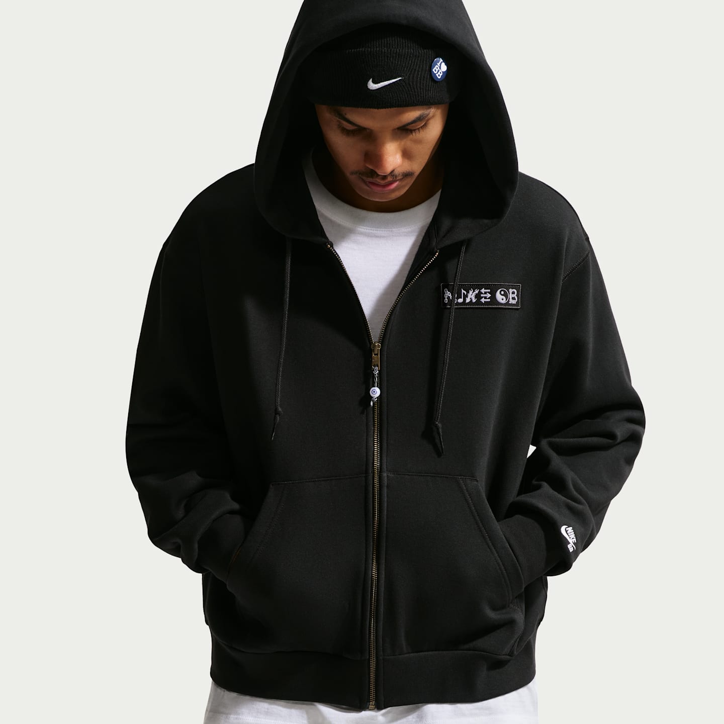 Мужские худи Nike SB Fleece Full-Zip Skate — фото 3