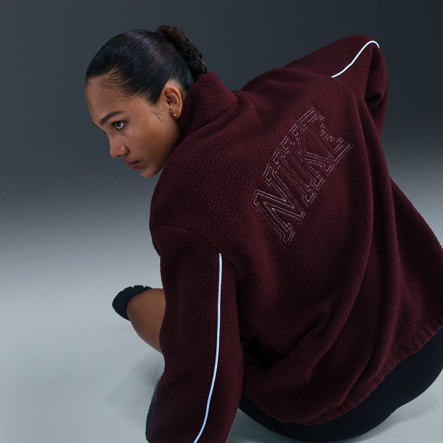 Женские куртки Nike Sportswear Women's Full-Zip High-Pile Fleece Jacket — фото 3
