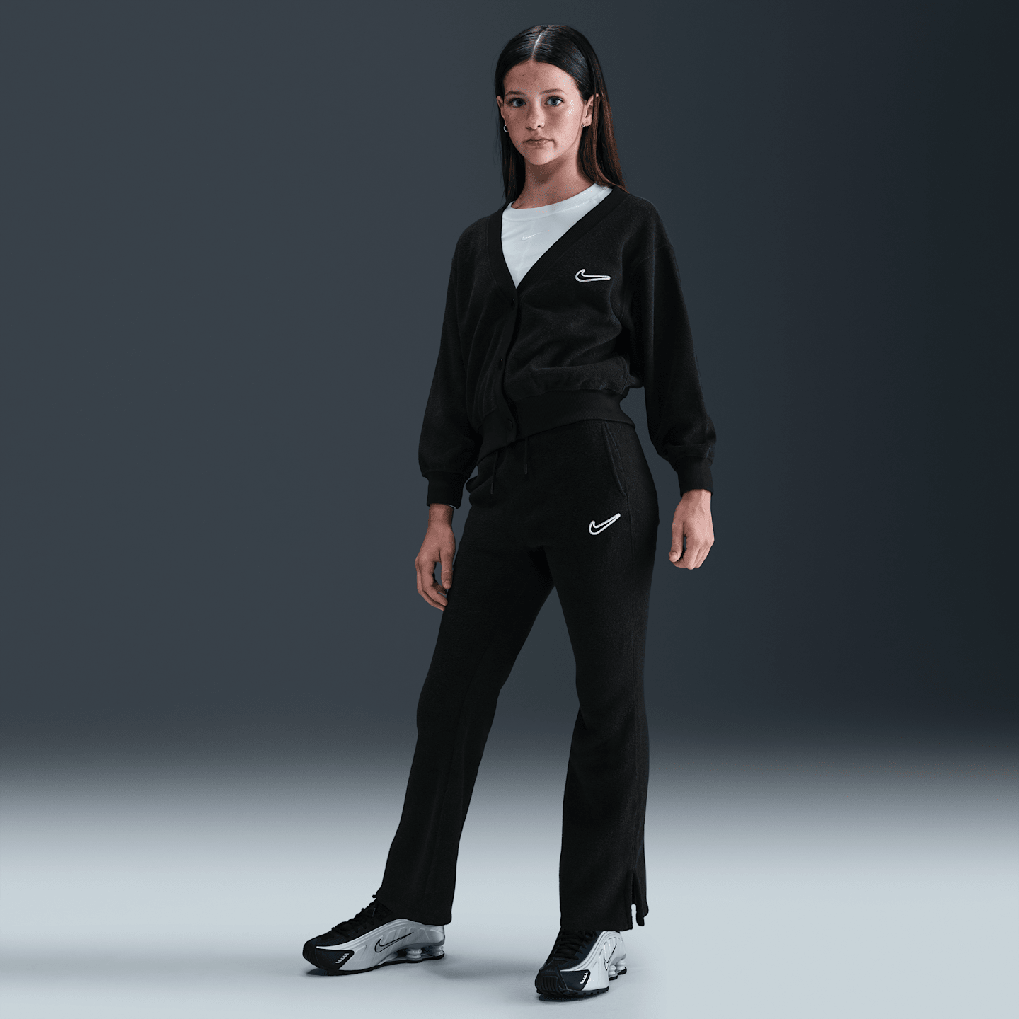 Детские брюки Nike Sportswear Big Kids' (Girls') Fleece Pants — фото 1