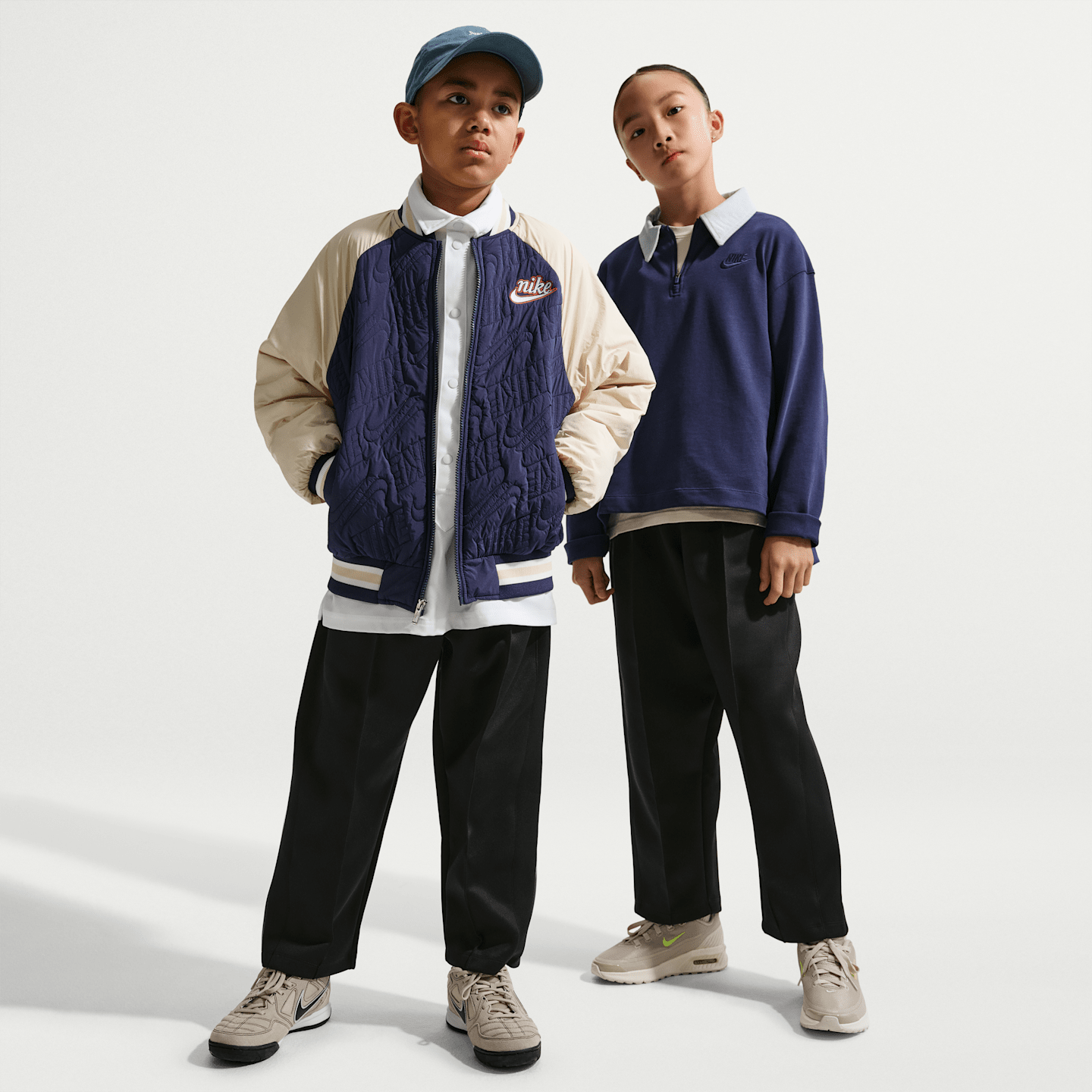 Детские брюки Nike Sportswear Collection Big Kids' Polyknit Pants — фото 1