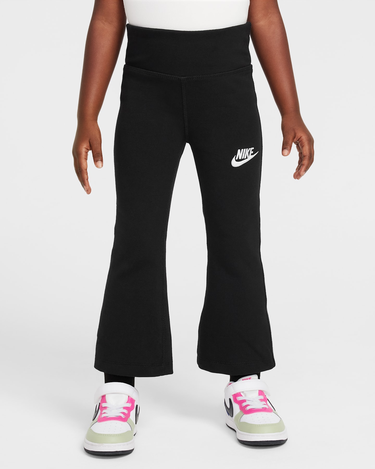 Детские леггинсы Nike Little Kids' Dri-FIT Flared Leggings — фото 6