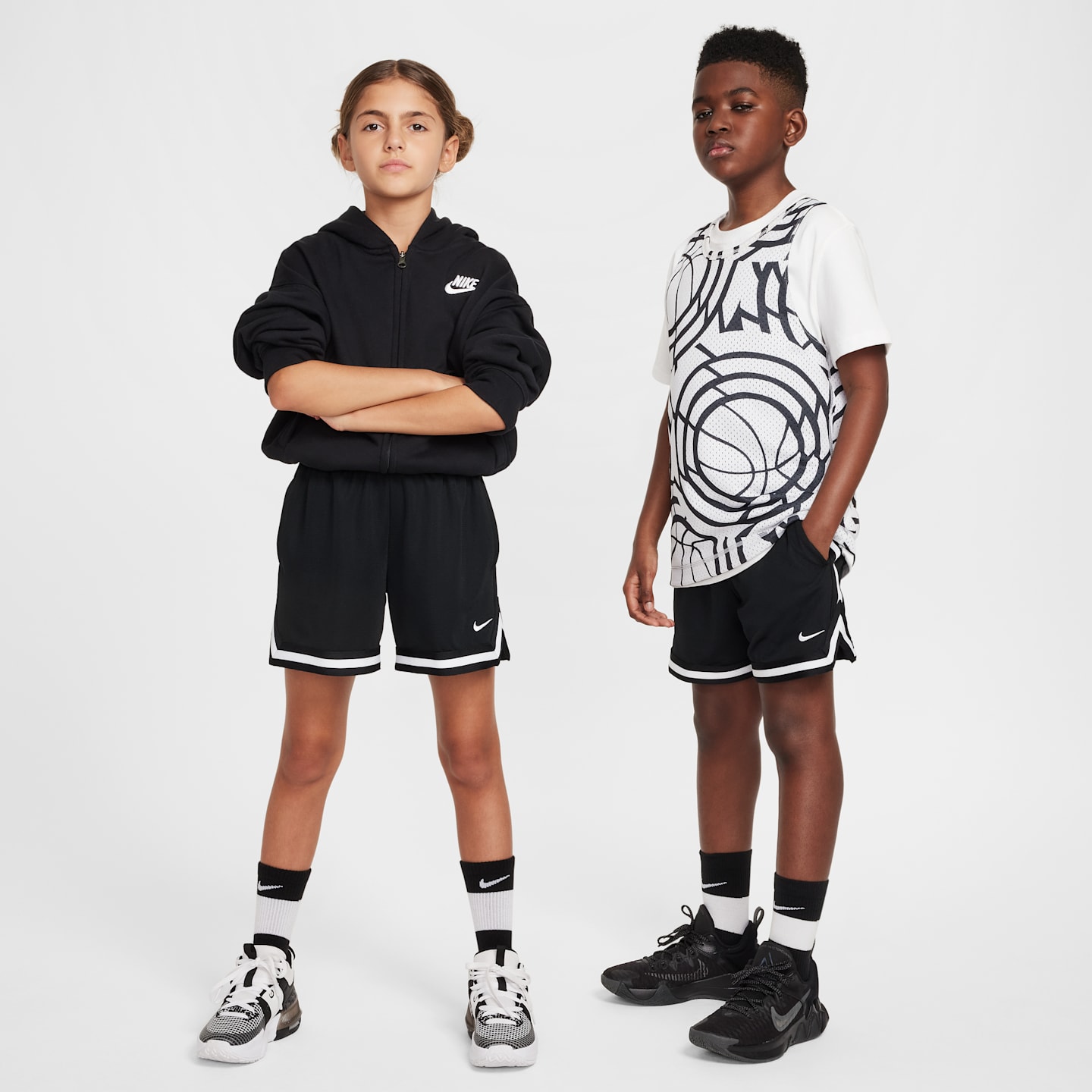 Детские шорты Nike DNA Big Kids' 5" Basketball Shorts — фото 8