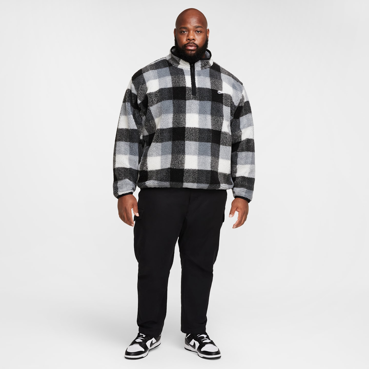 Мужские свитеры Nike Club Men's Winterized Half-Zip — фото 12