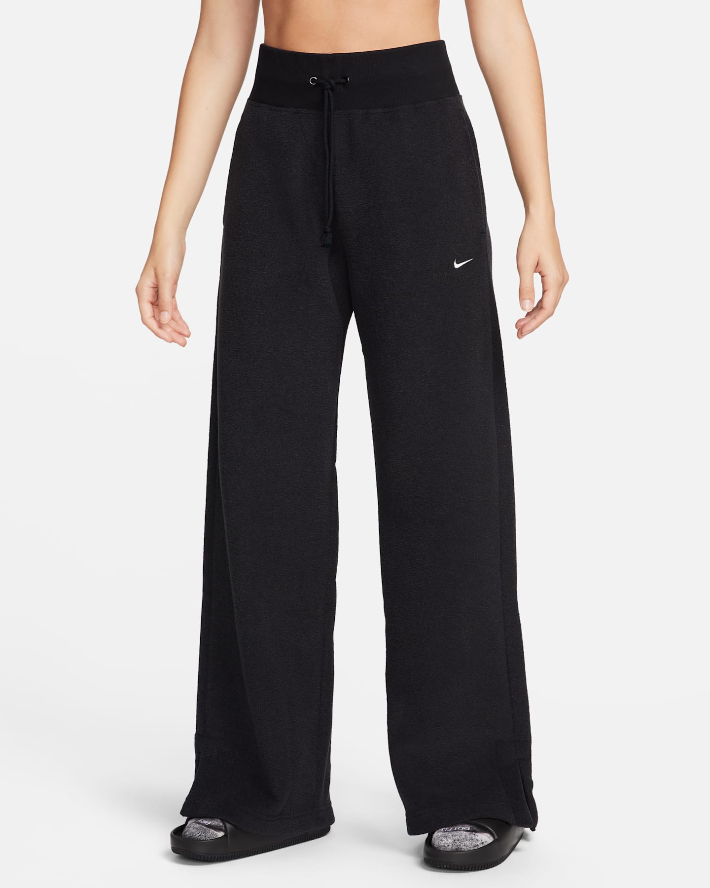 Женские брюки Nike Sportswear Phoenix Plush Women's High-Waisted Wide-Leg Cozy Fleece Pants — фото 7