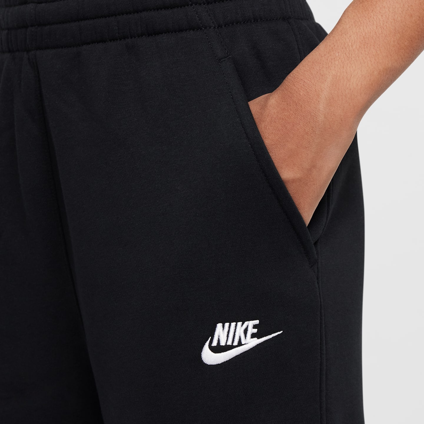 Детские брюки Nike Sportswear Club Fleece Girls' Wide-Leg Pants — фото 4