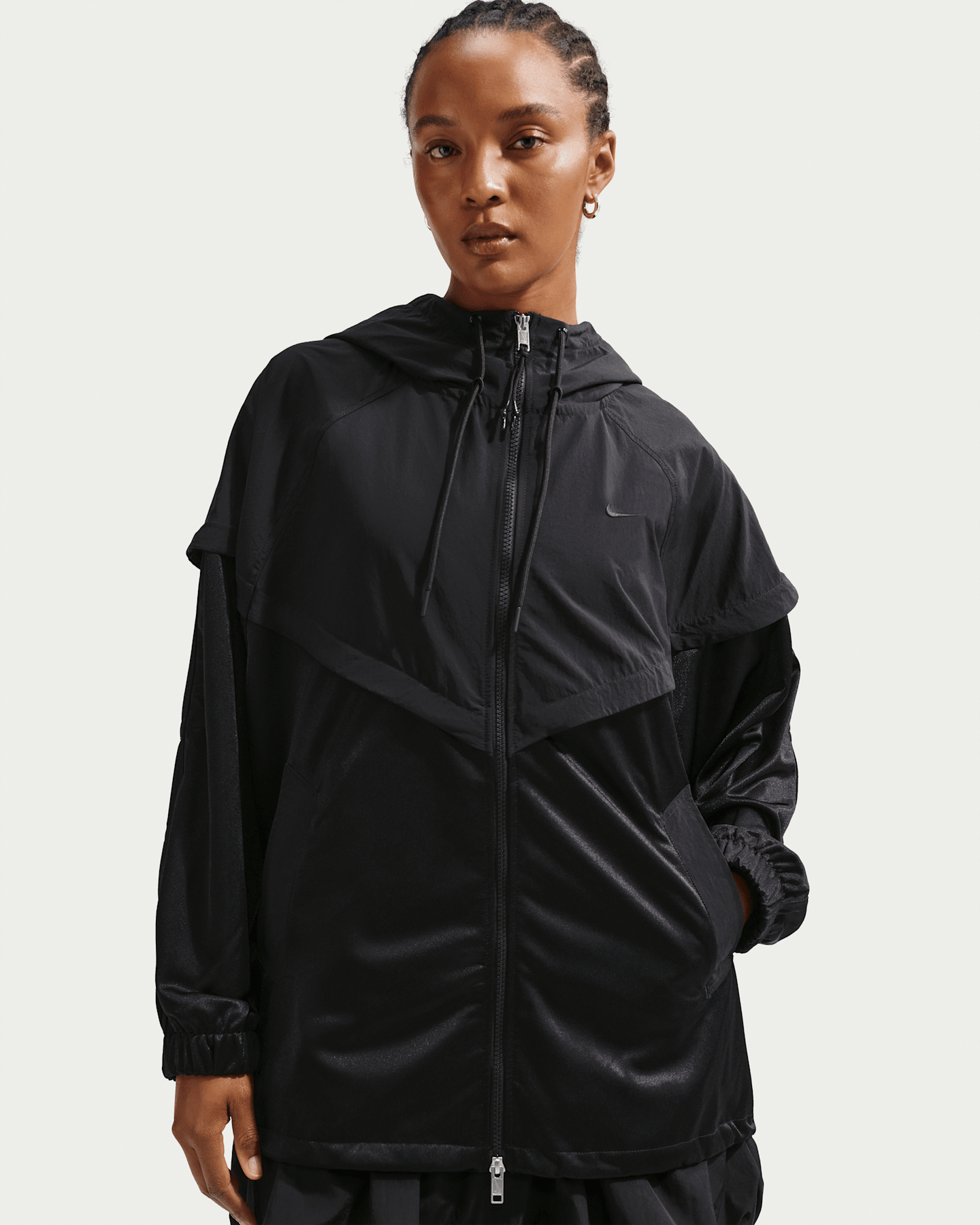 Женские куртки Nike Sportswear Women's Oversized Windrunner Jacket — фото 7