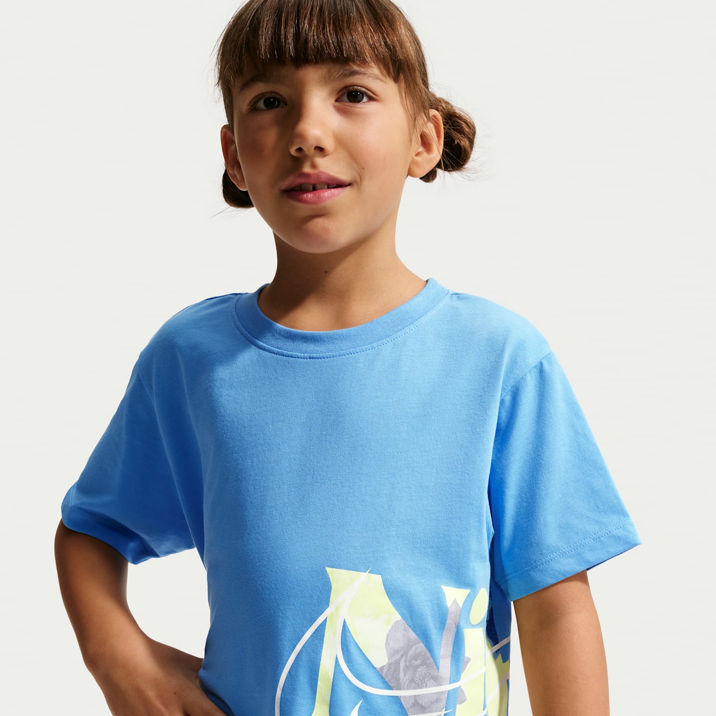 Детские футболки Nike Move With Nature Little Kids' Boxy T-Shirt — фото 1