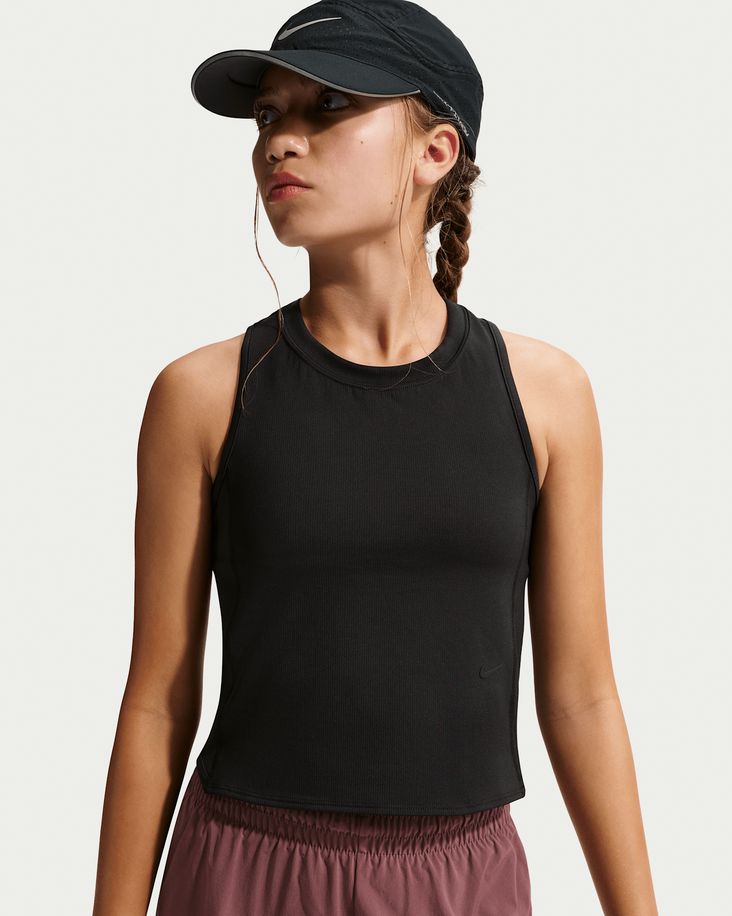 Детские топы Nike MAVN Girls' Dri-FIT Knit Tank Top — фото 6