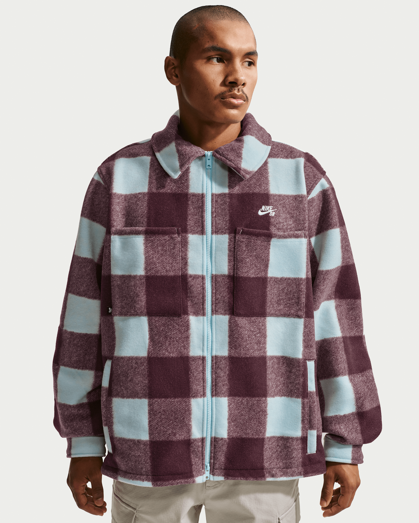 Мужские куртки Nike SB Essential Skate Shirt Jacket — фото 7