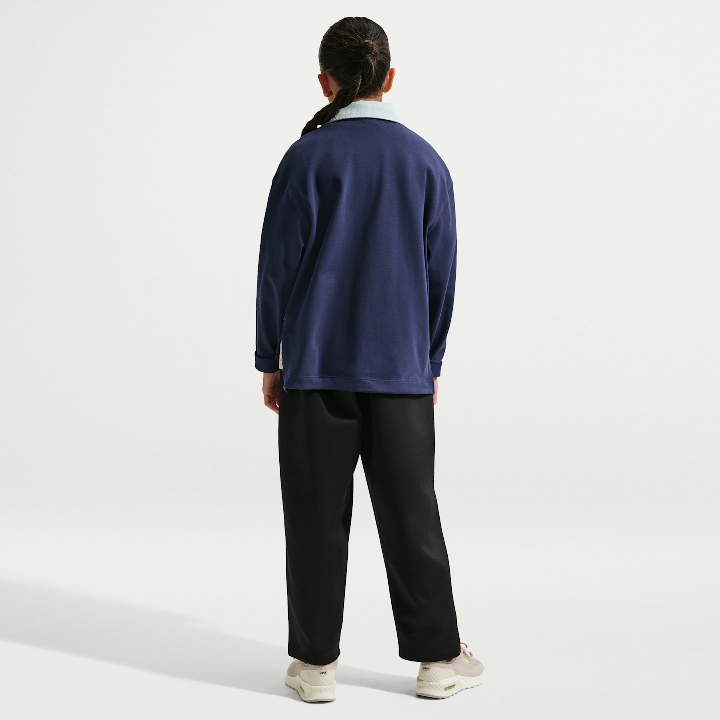 Детские брюки Nike Sportswear Collection Big Kids' Polyknit Pants — фото 7